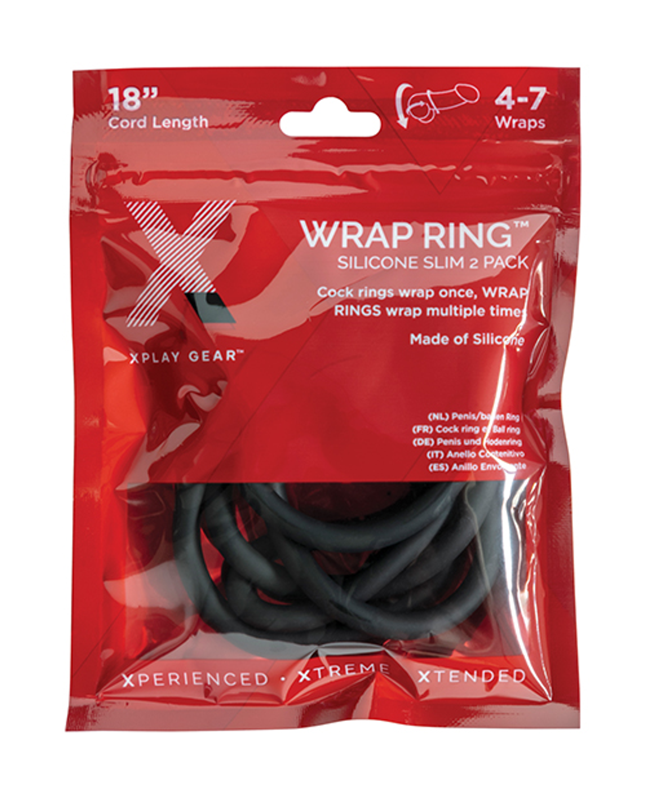 XPlay Silicone 18 Inch Thin Wrap Ring