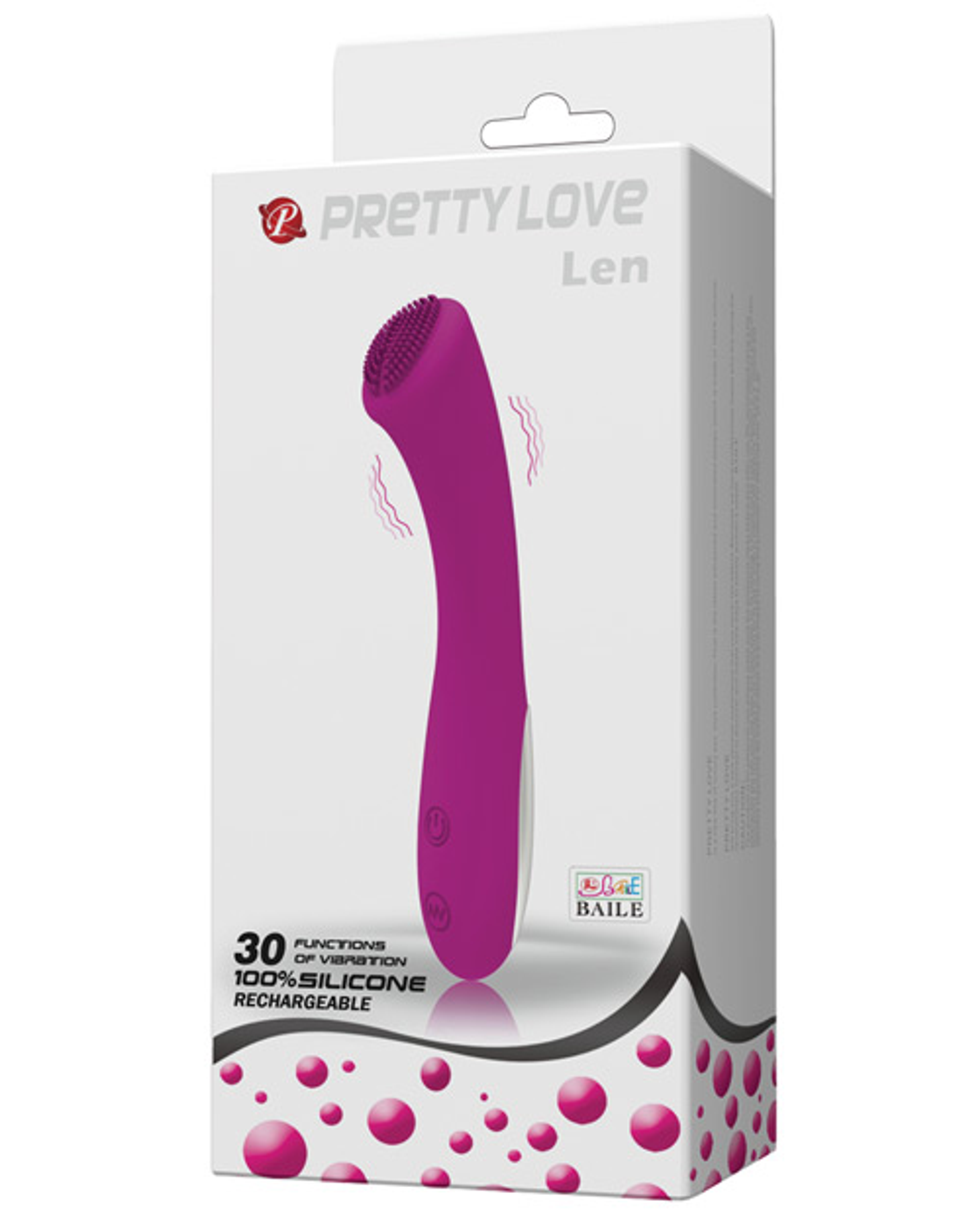 Pretty Love Len Rechargeable G-Spot Vibrator | 30-Function Toy