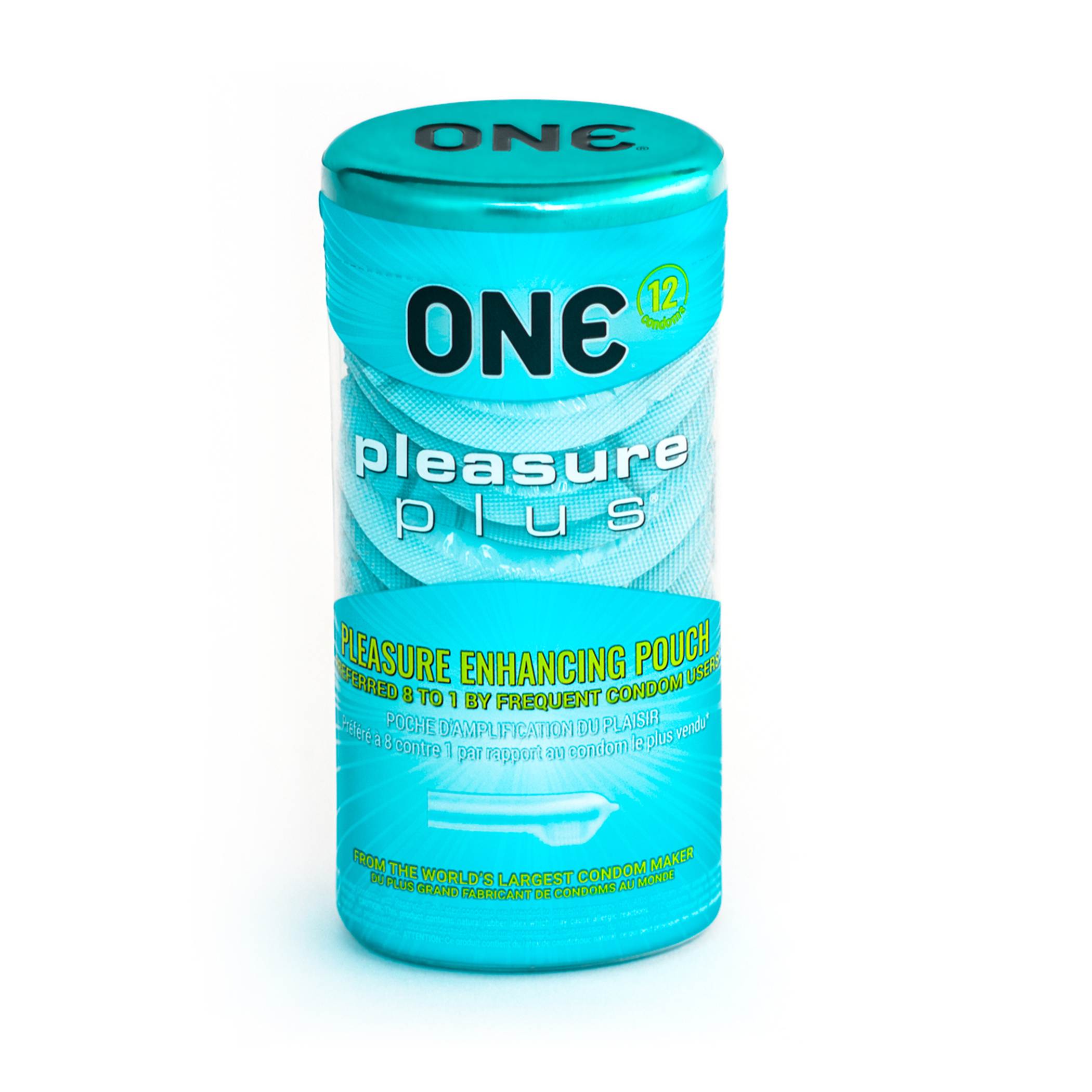 One Pleasure Plus Condoms 12 Pack