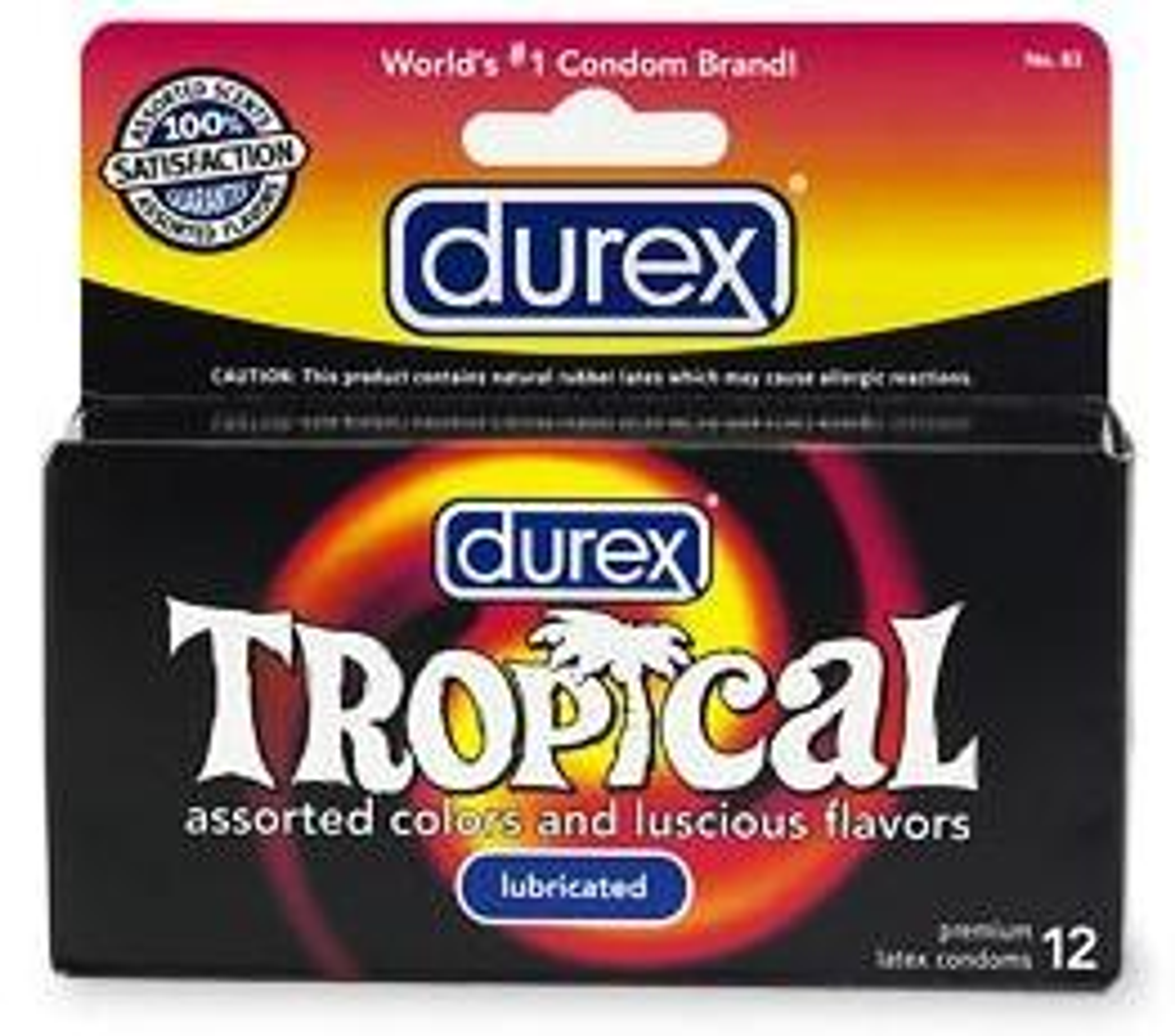 Durex Tropical Condom 12 Pack