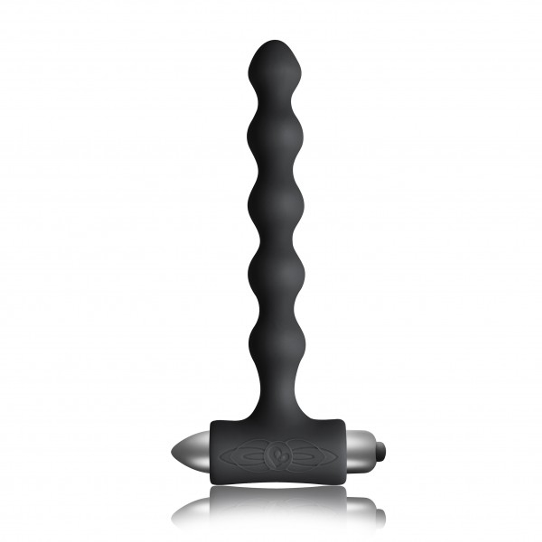 Petite Sensations Pearls Black Butt Plug