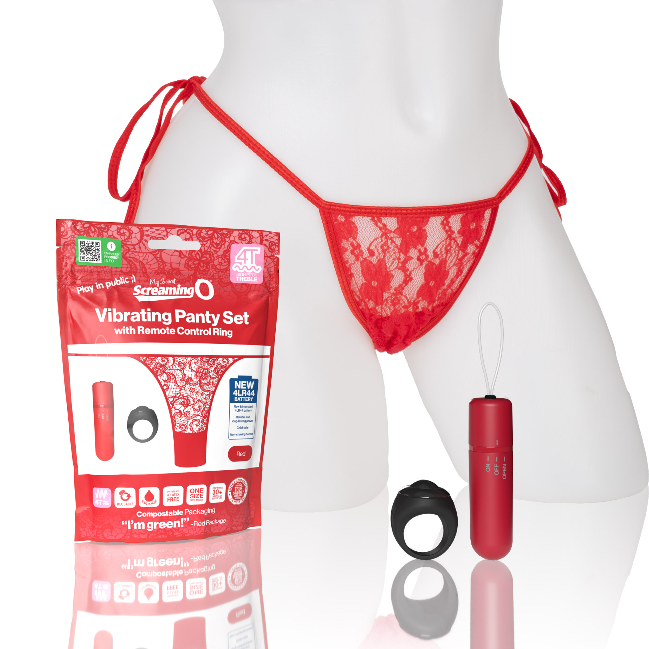 My Secret 4T Panty Vibe Red