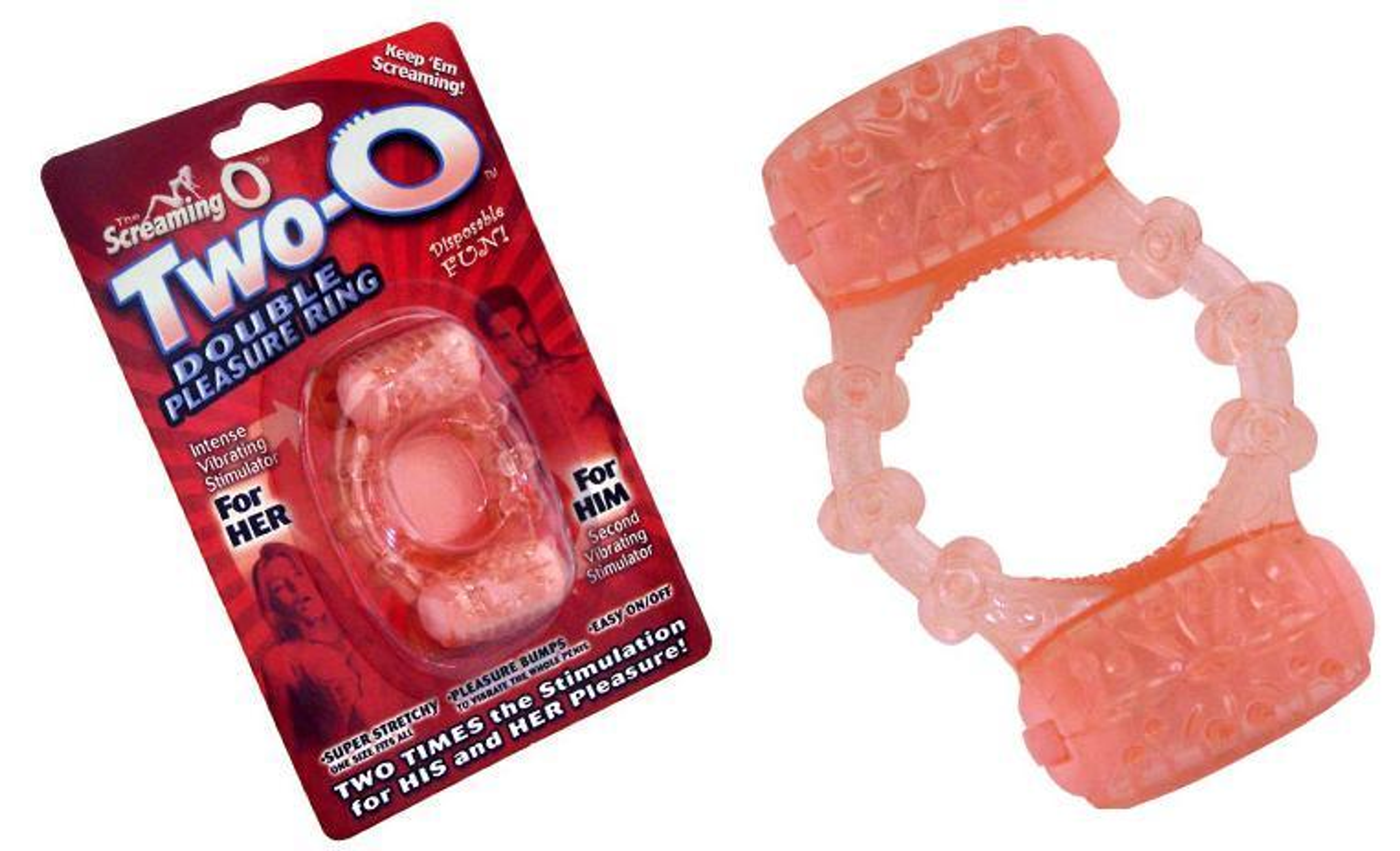 Screaming O Two O – Dual-Stimulation Vibrating Love Ring
