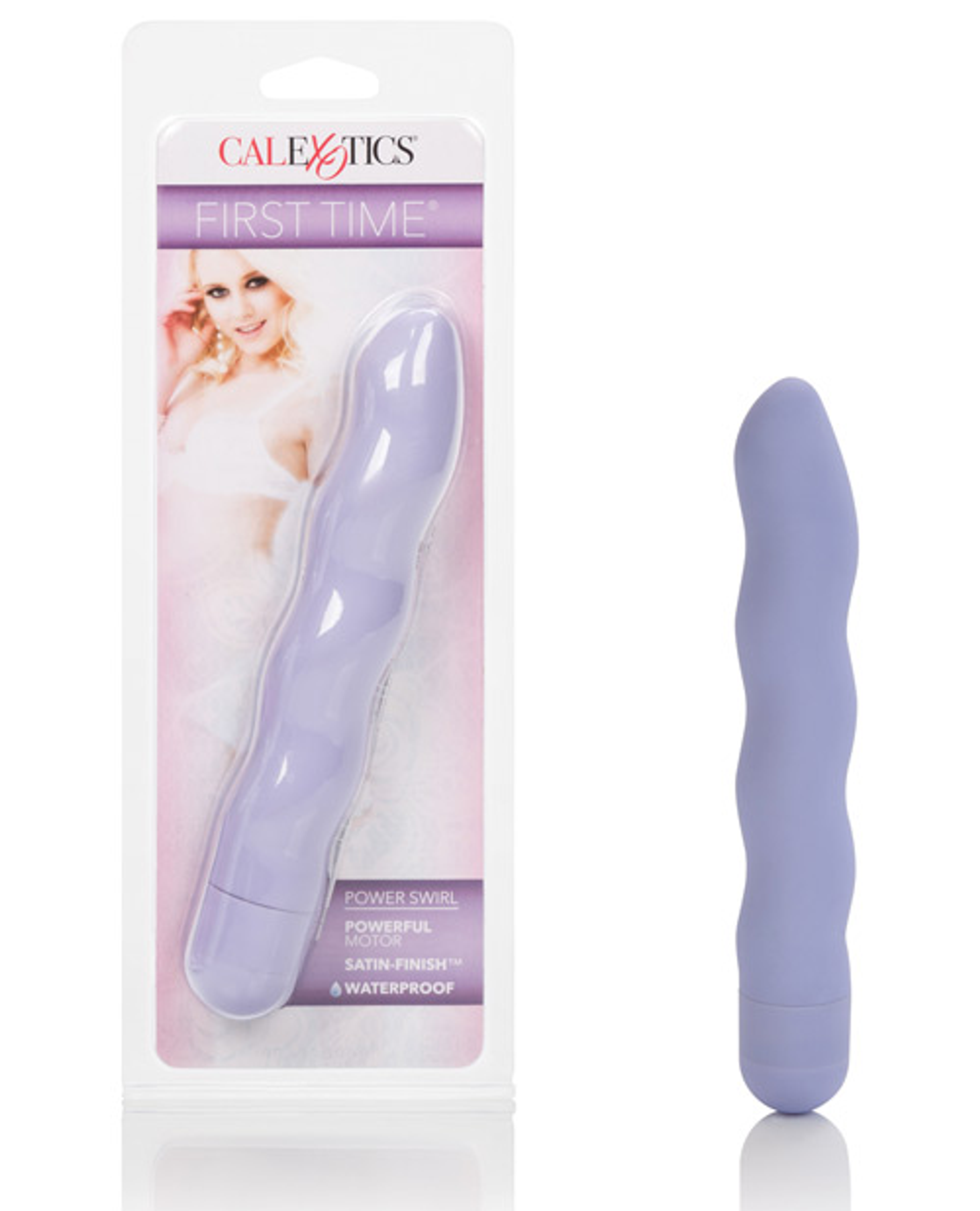First Time Power Swirl Vibrator in Purple | Beginner-Friendly