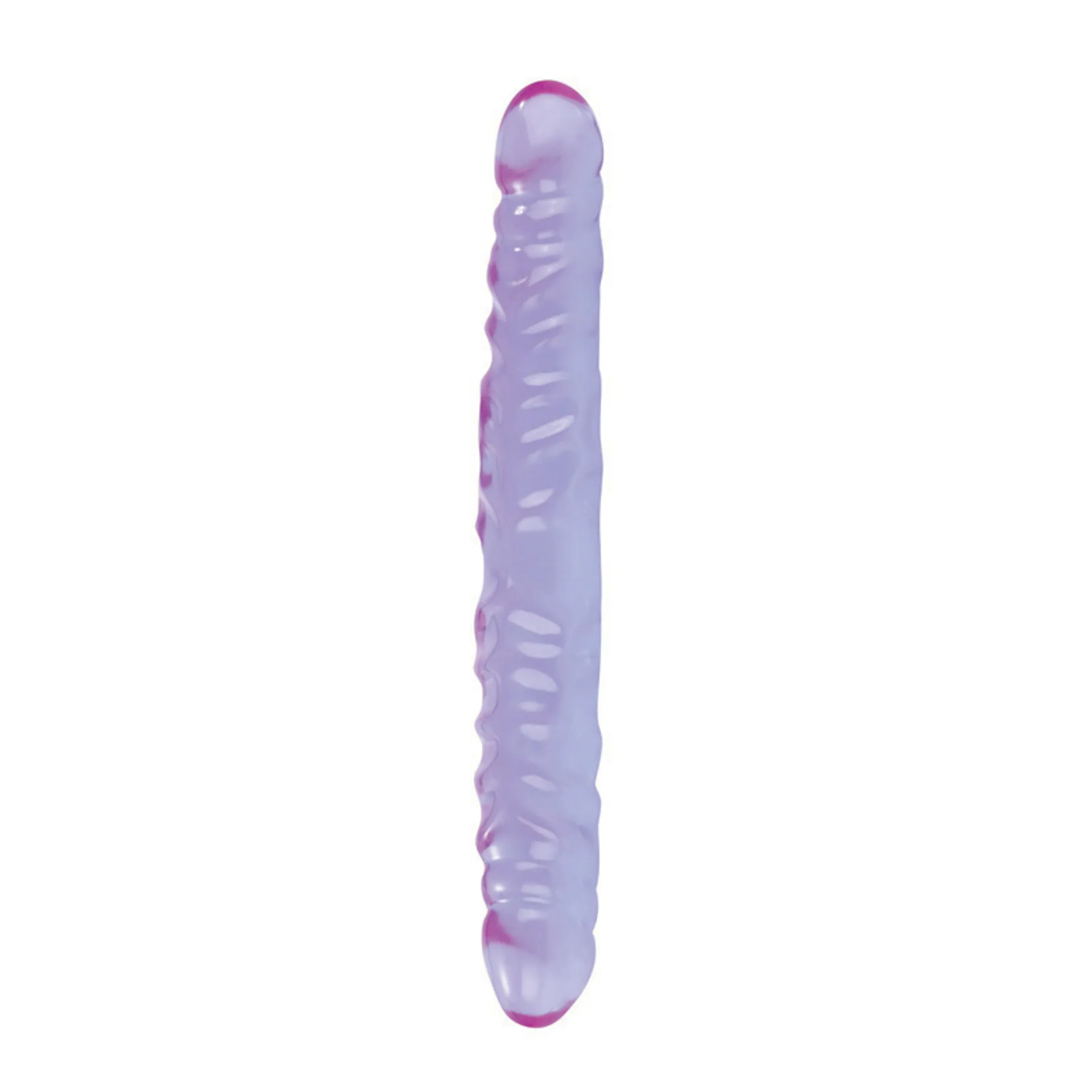 Reflective Gel Veined Double Dong 12 Inch