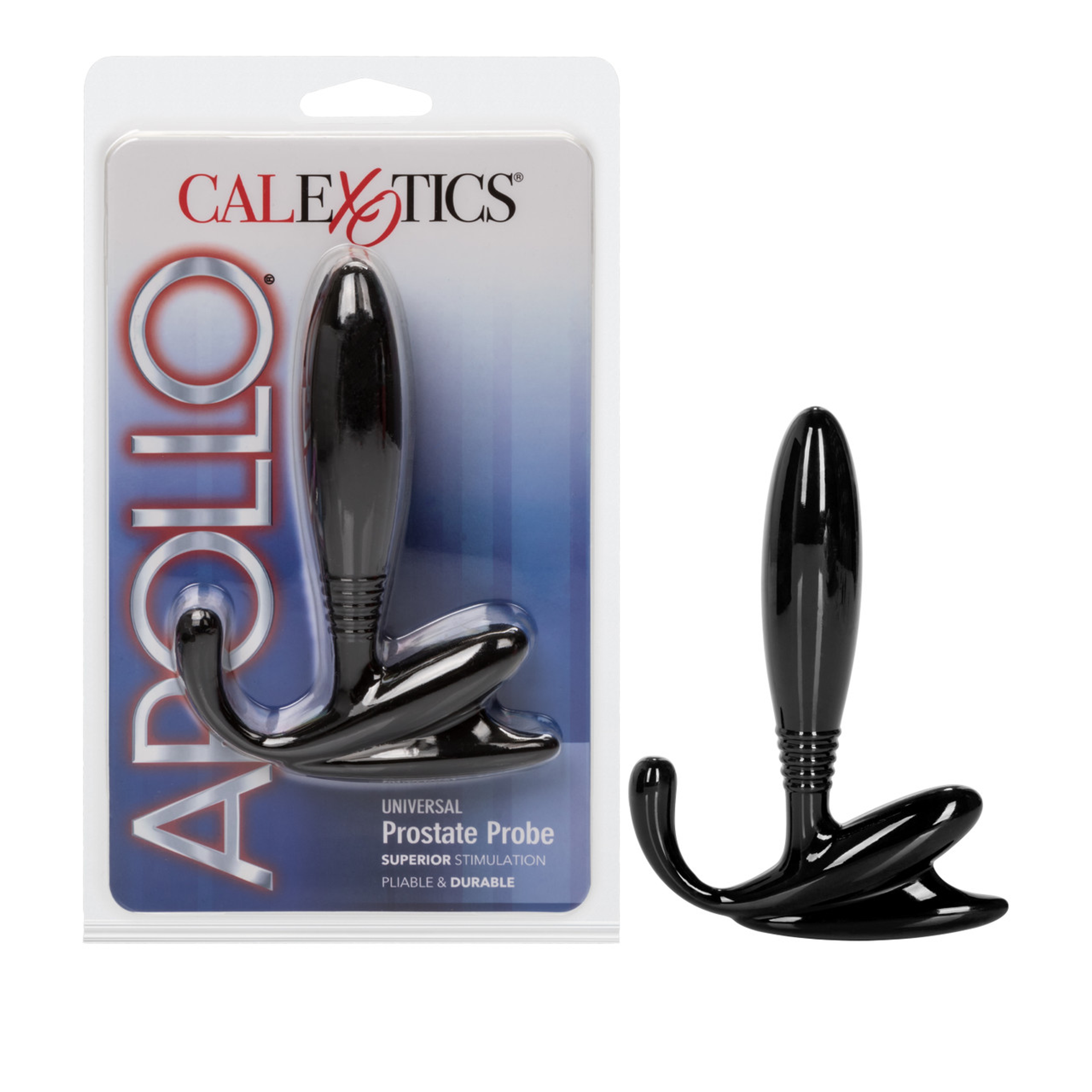 Apollo Prostate Probe Black | CalExotics P-Spot Massager