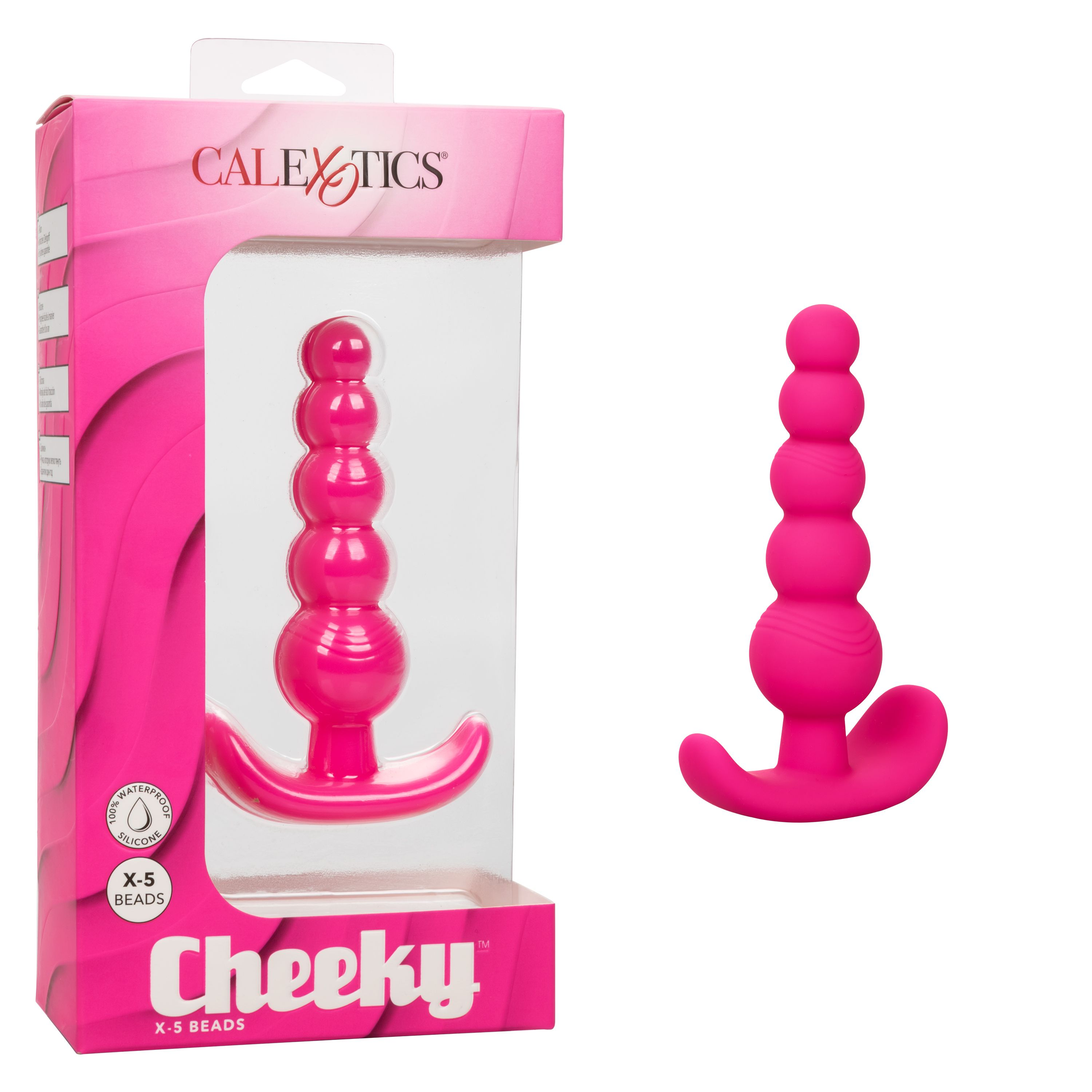 Cheeky X-5 Beaded Anal Probe | Graduated Anal Beads