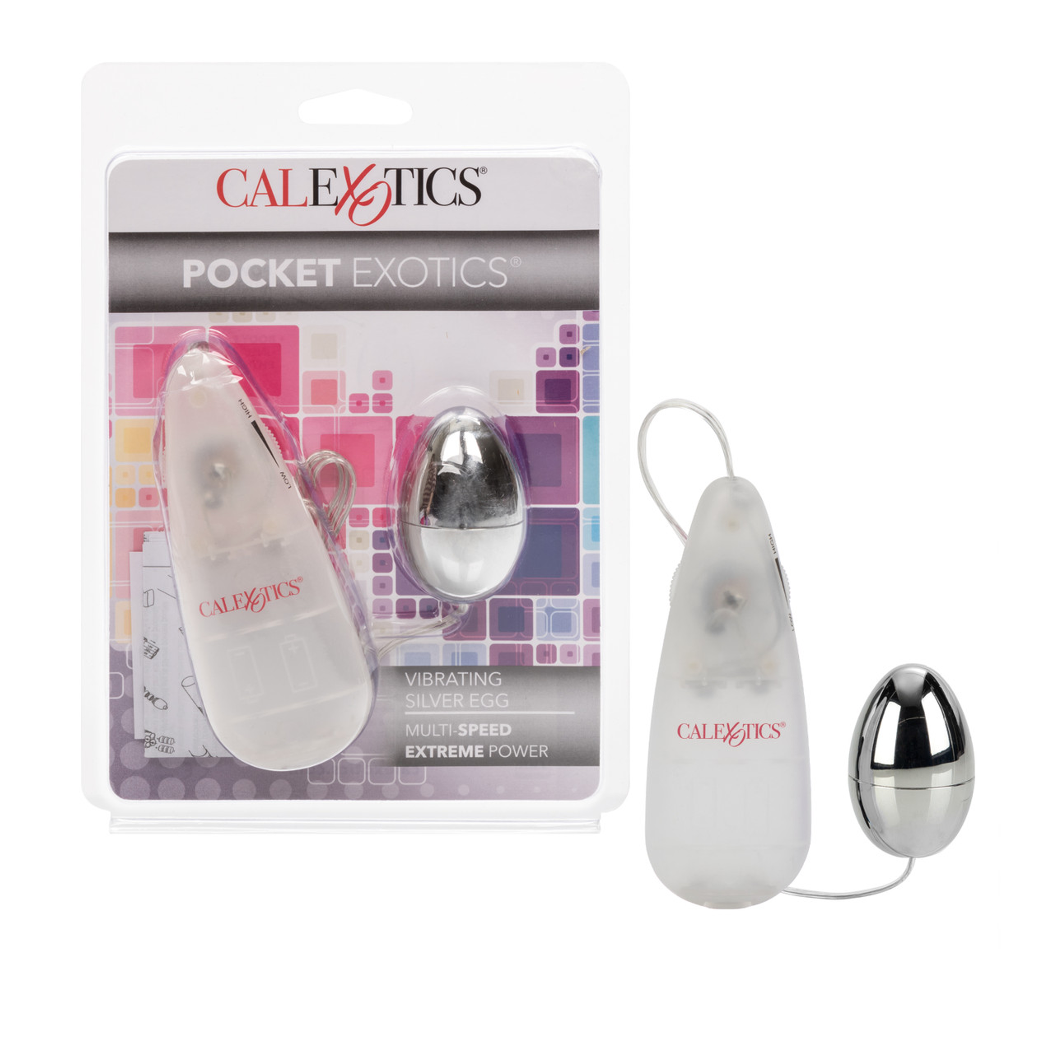 Pocket Exotics Vibrating Silver Egg – Discreet Bullet Vibrator