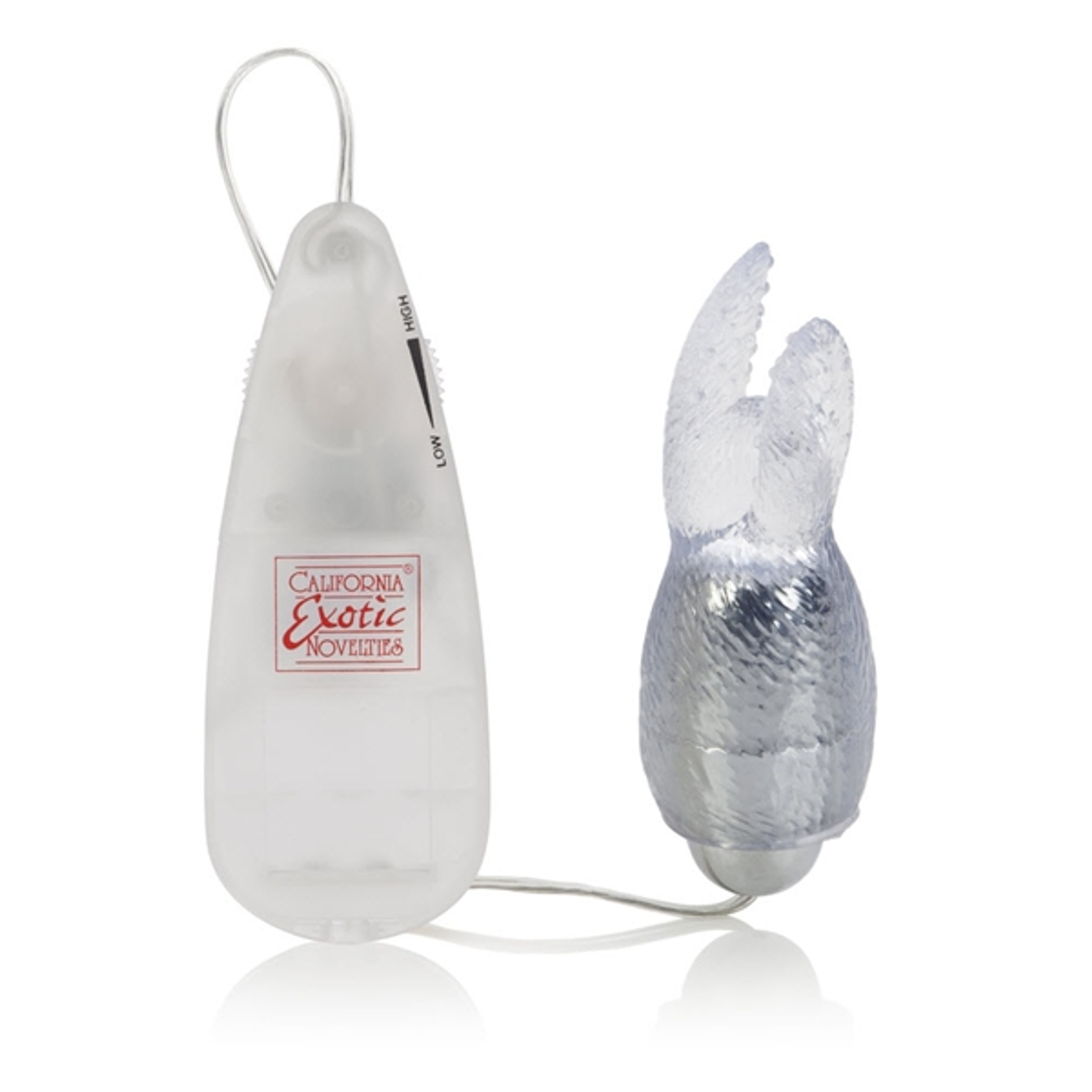 Pocket Exotic Snow Bunny Bullet Clear | Compact Travel Vibrator