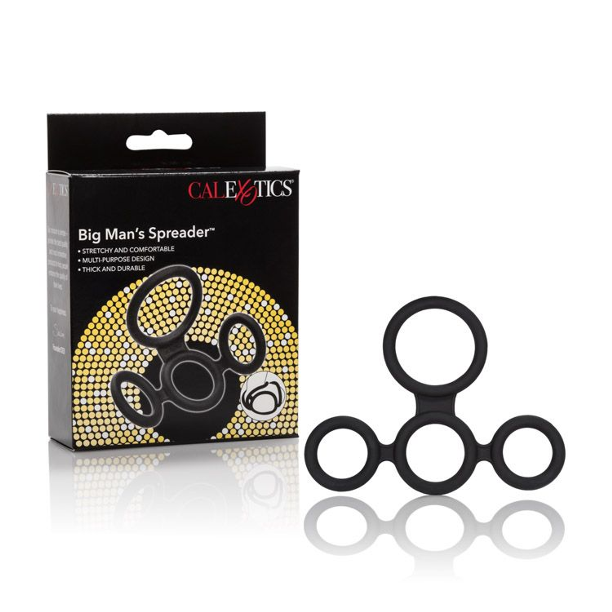 Big Man's Spreader Ring in Black