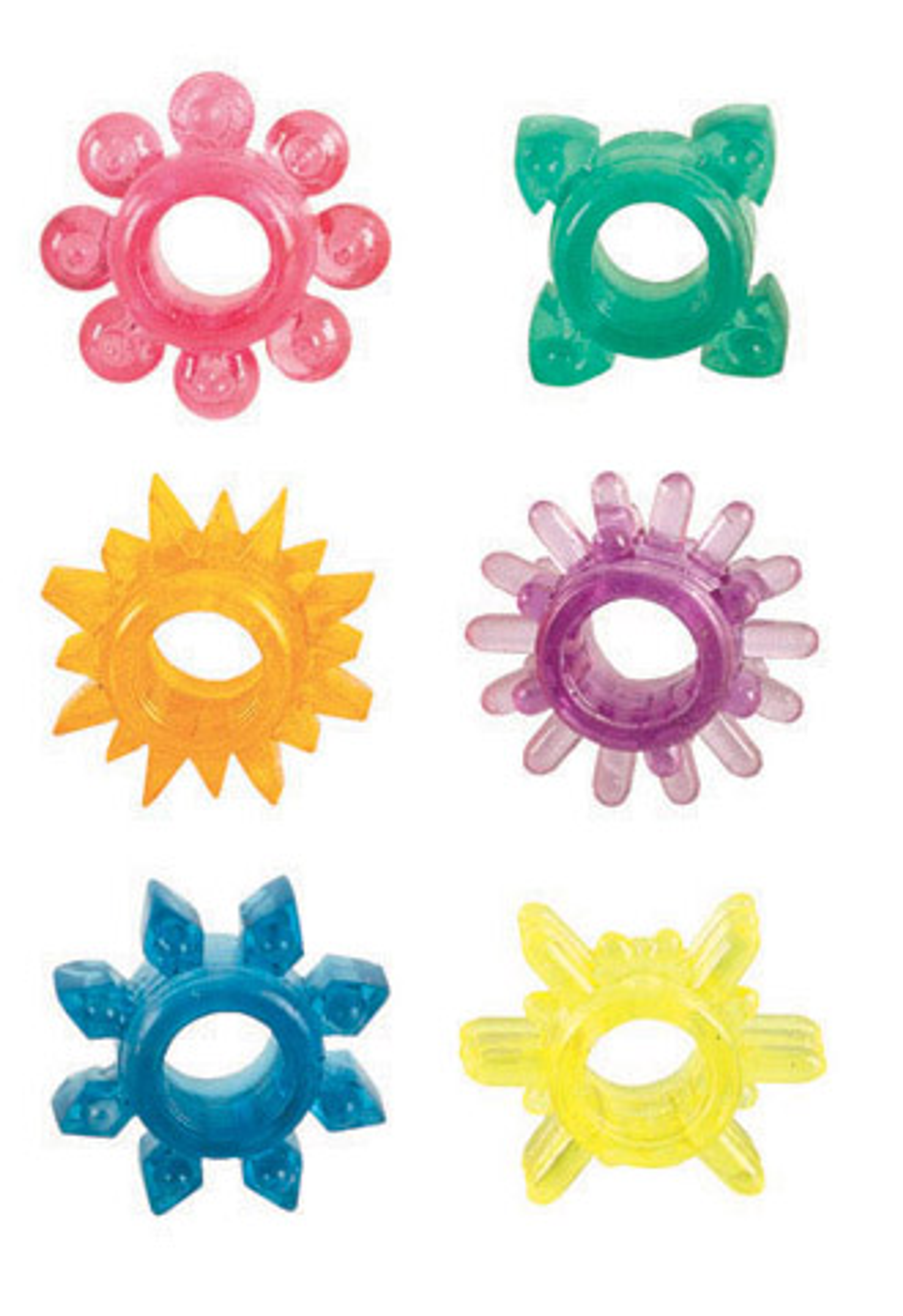 Senso 6 Pak Cock Rings