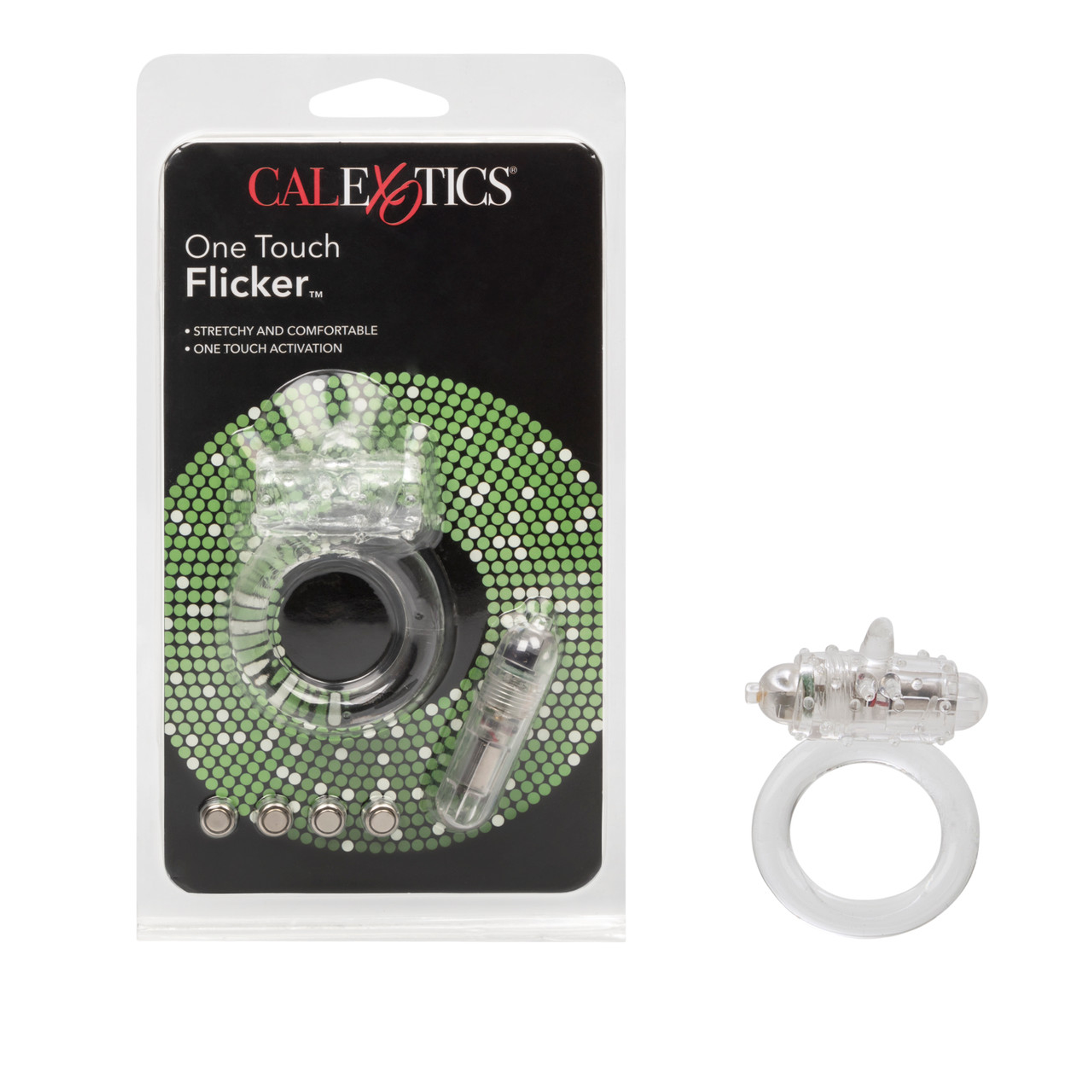 Silicone One Touch Clear – Stretchy Couples Love Ring