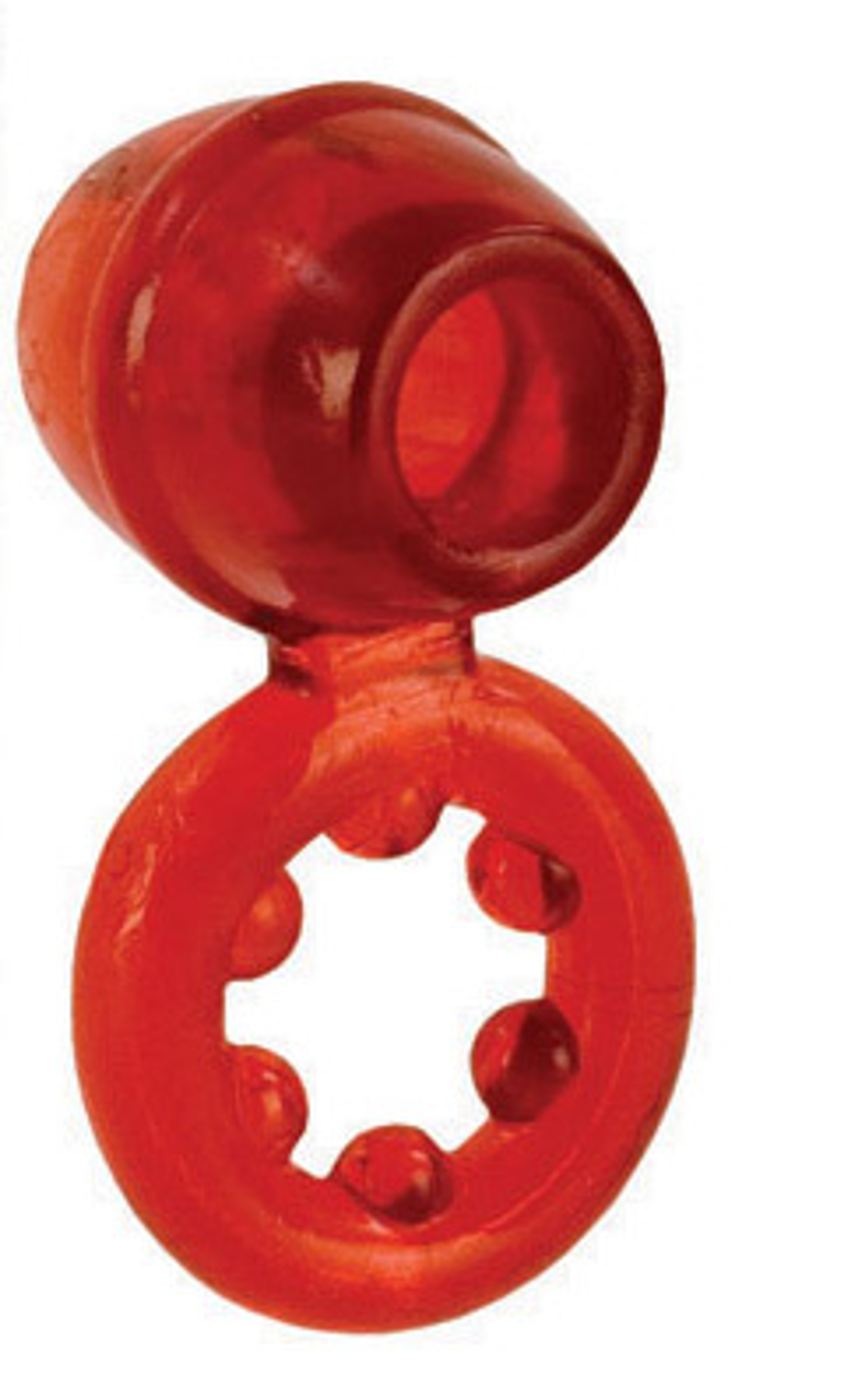 Dual Support Magnum Ring In Red