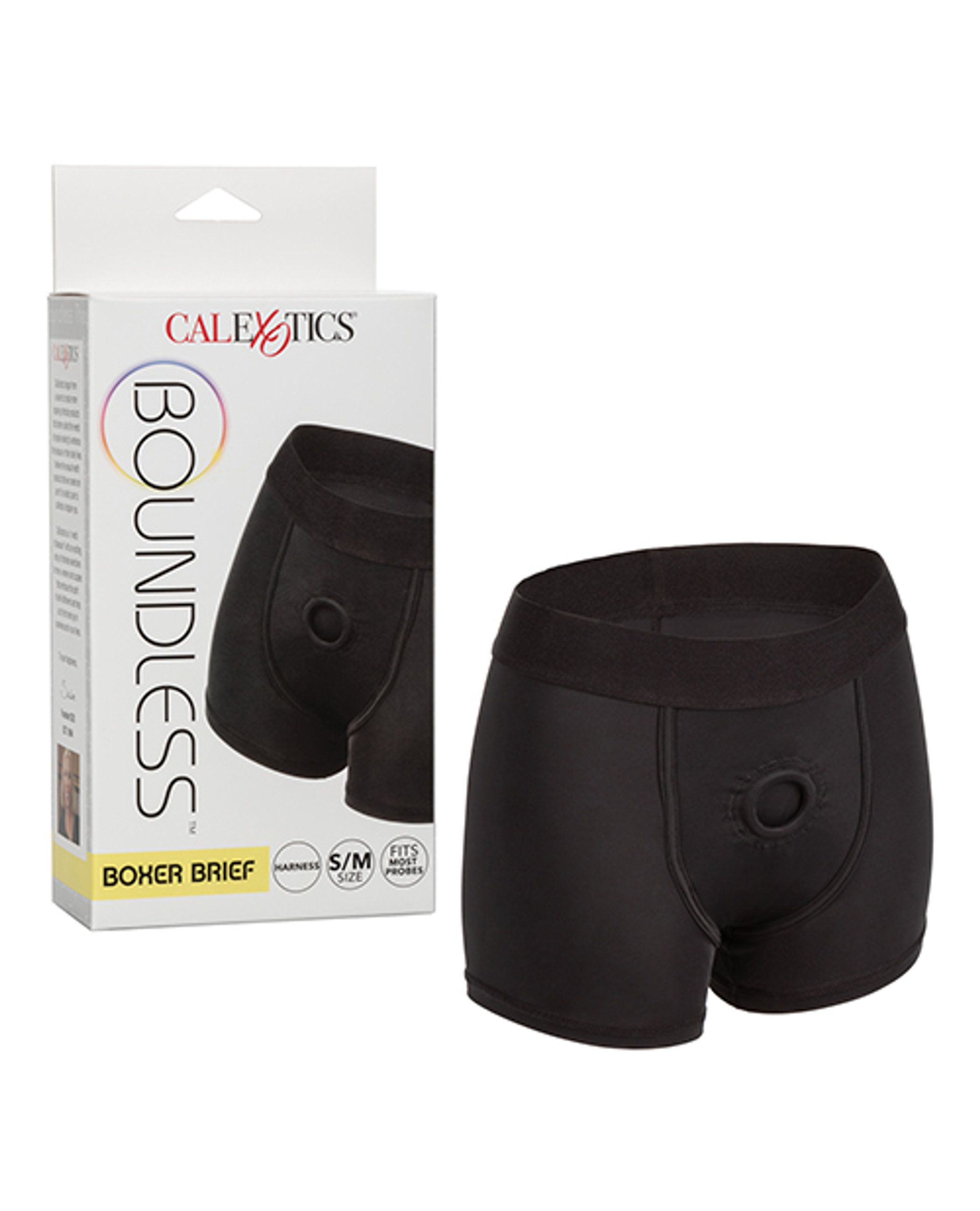Boundless Boxer Brief Harness In Black - S/M