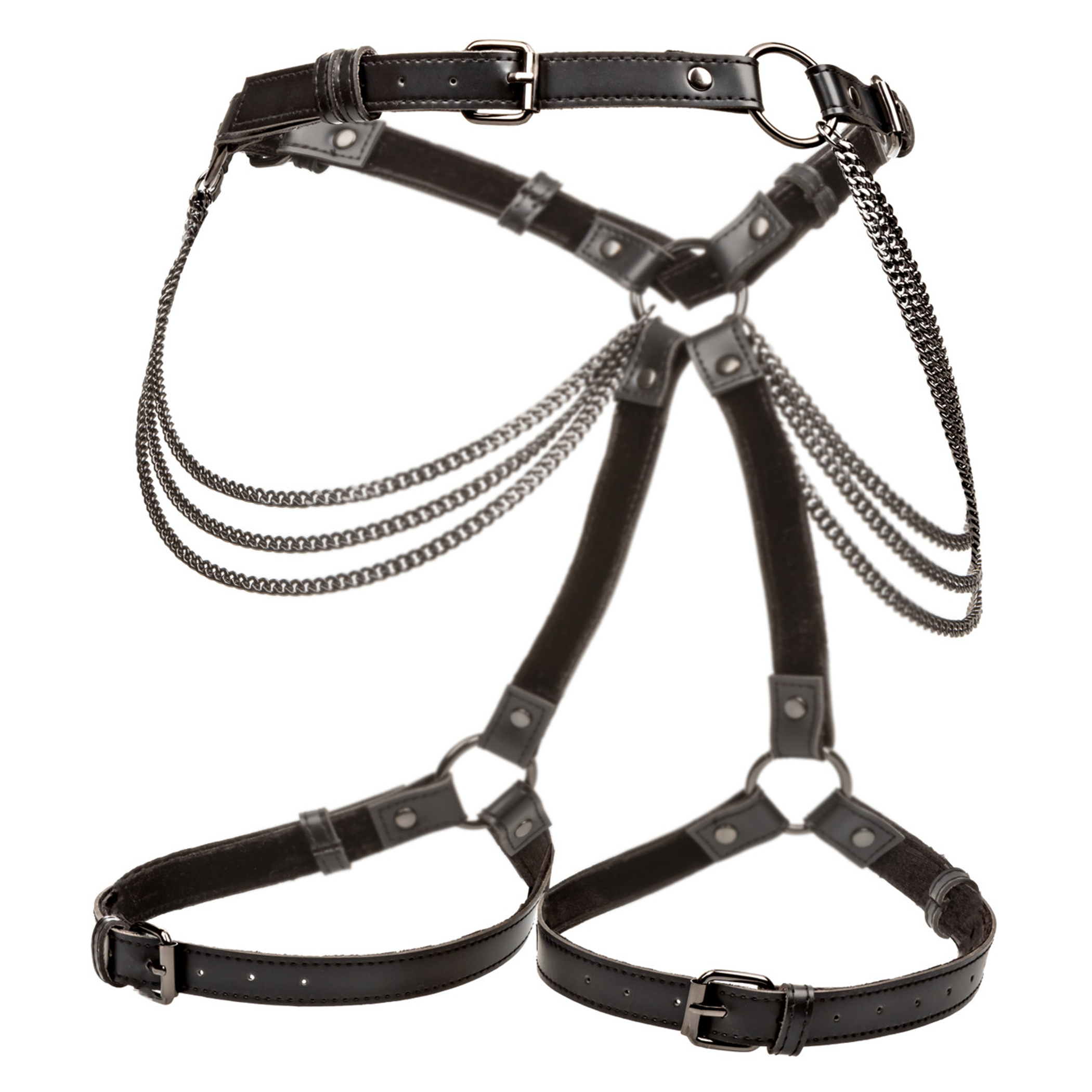 EUPHORIA PLUS SIZE MULTI CHAIN THIGH HARNESS