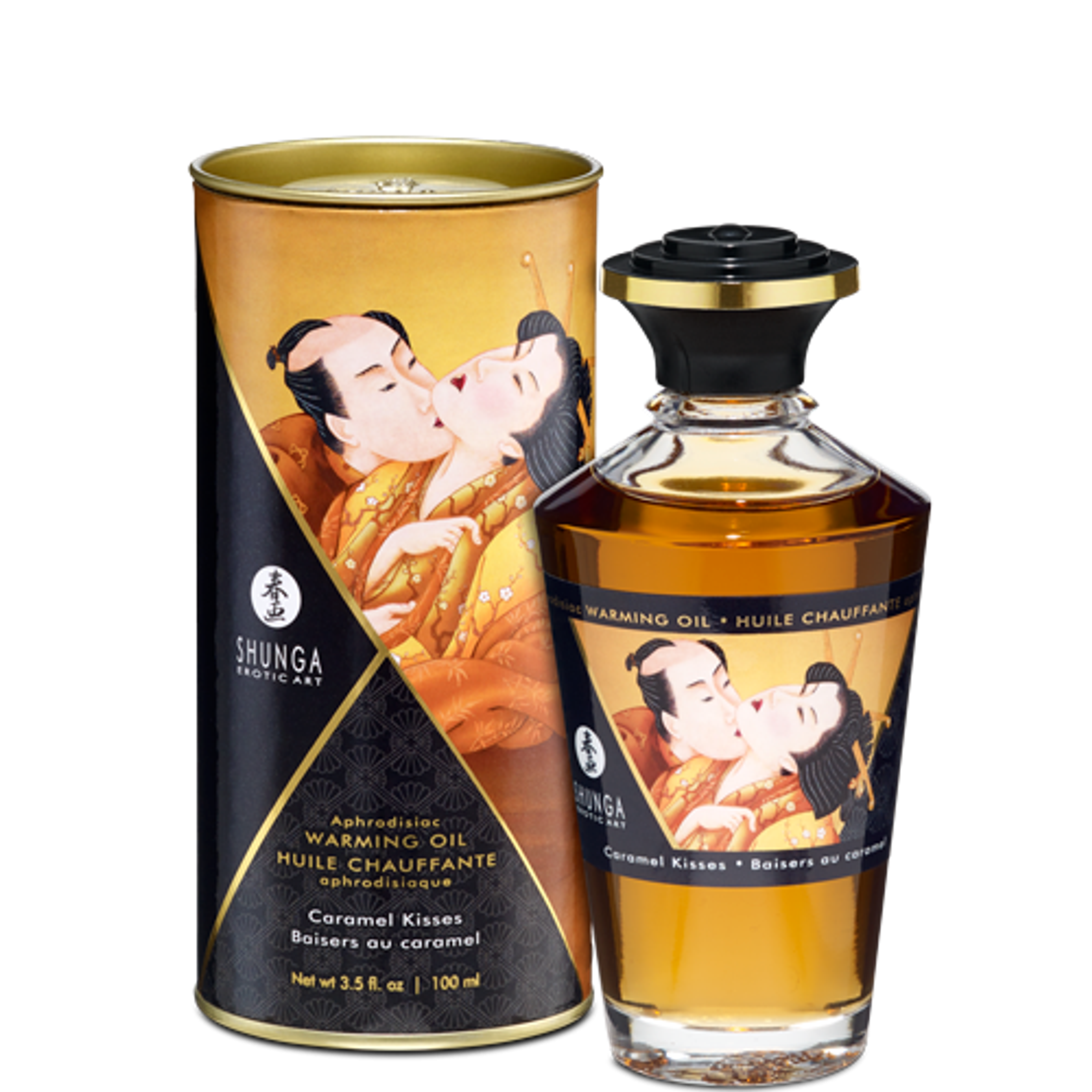 Warming Massage Oil Caramel Kisses 3.5 oz