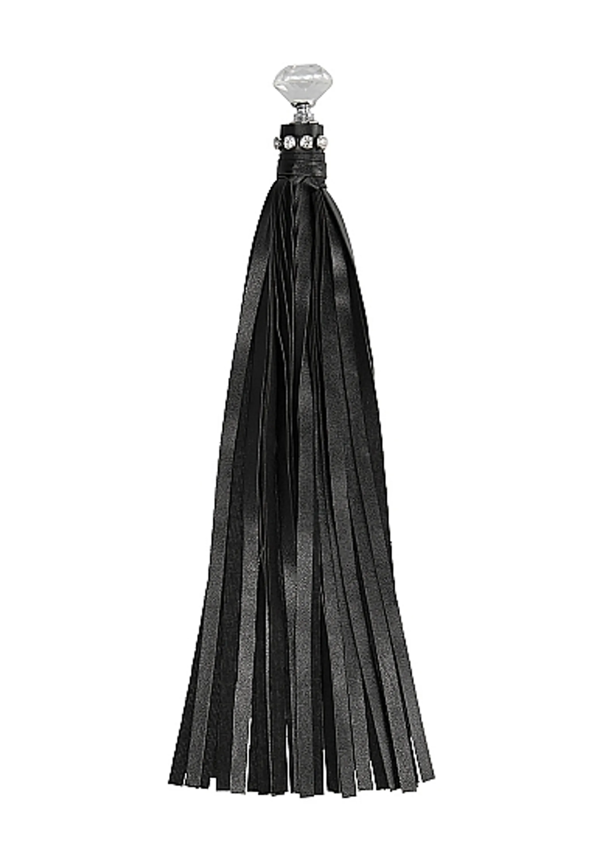 Diamond Studded Black Whip