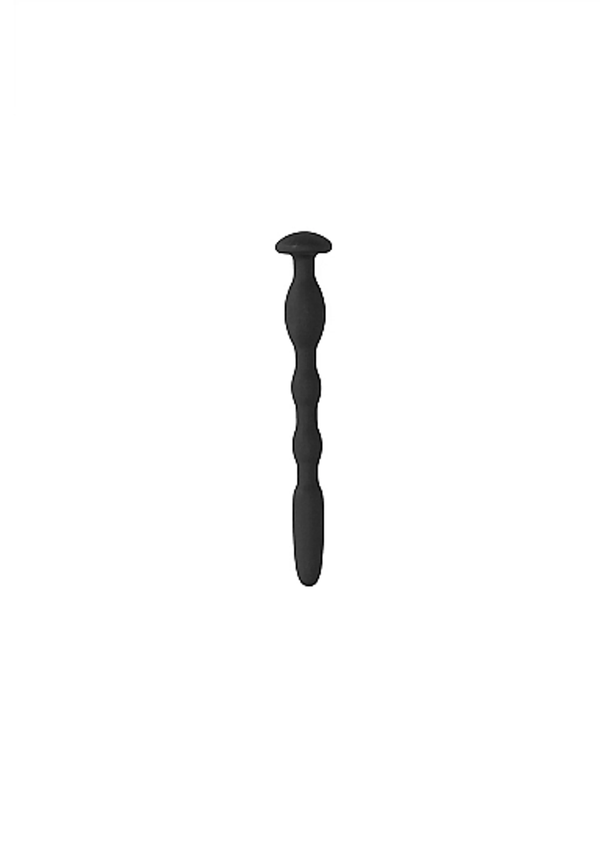 Ouch! Silicone Penis Plug with Ribbing 0.4in / 11mm