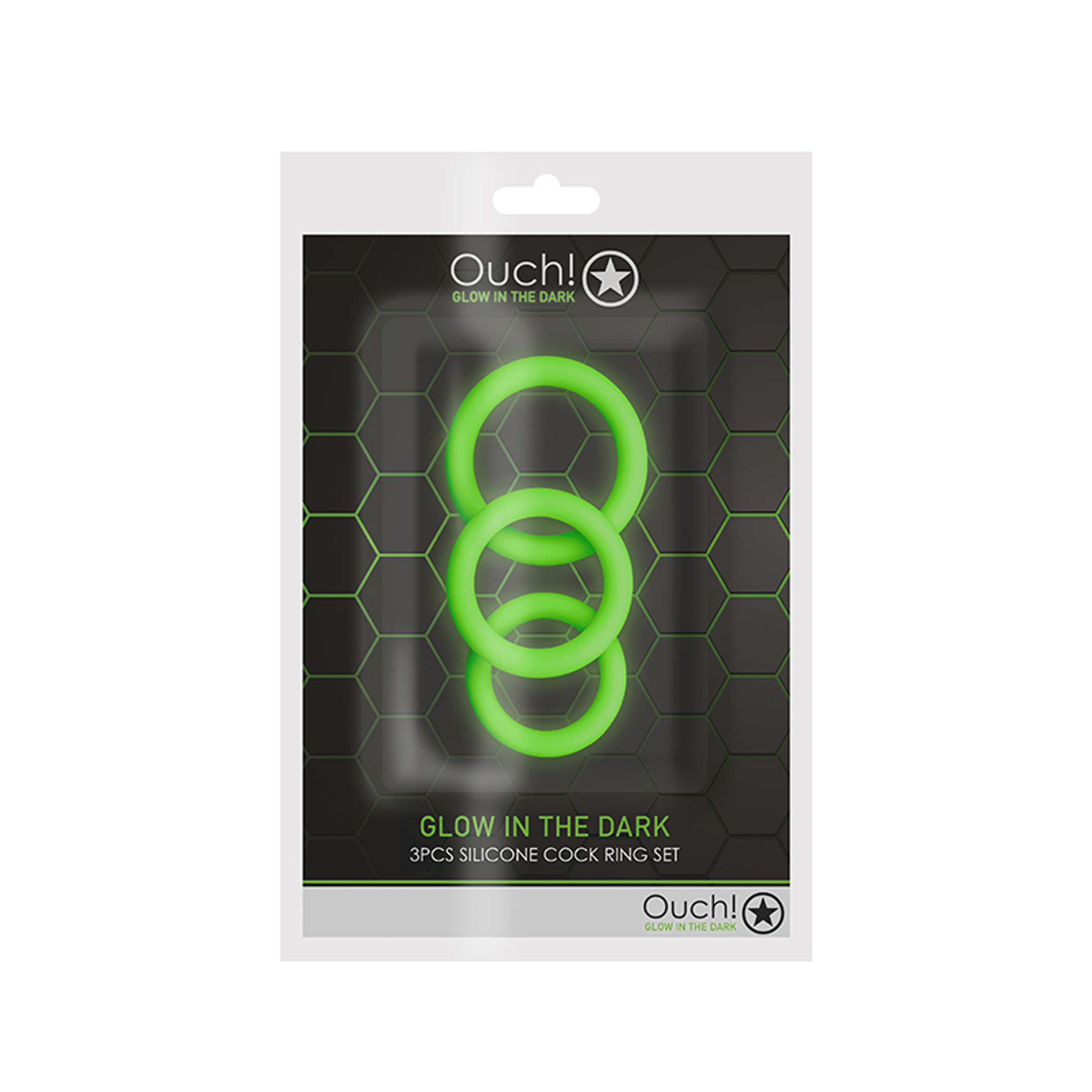 Glow 3-Piece Cock Ring Set