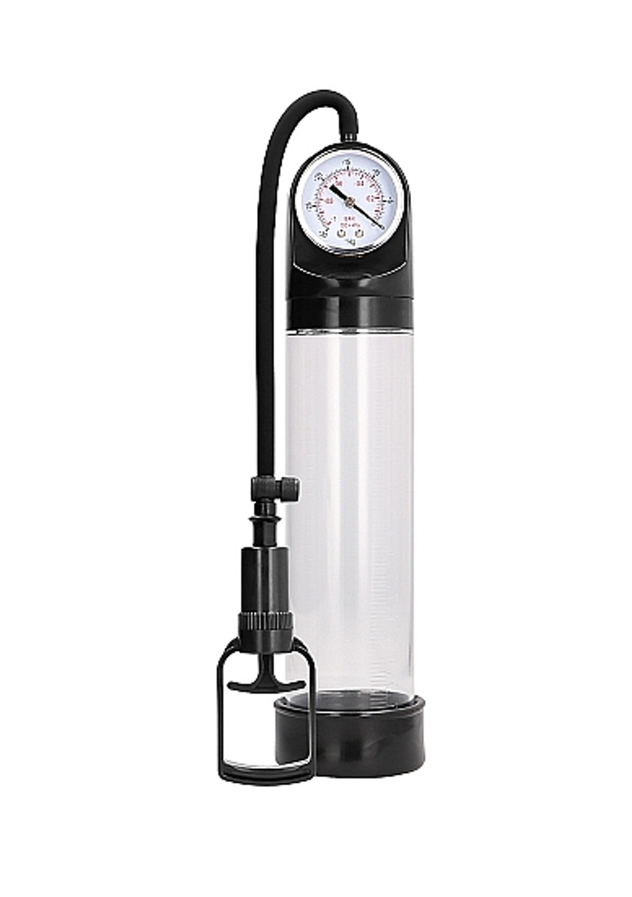 Pumped Comfort Pump with PSI Gauge Transparent | Shots
