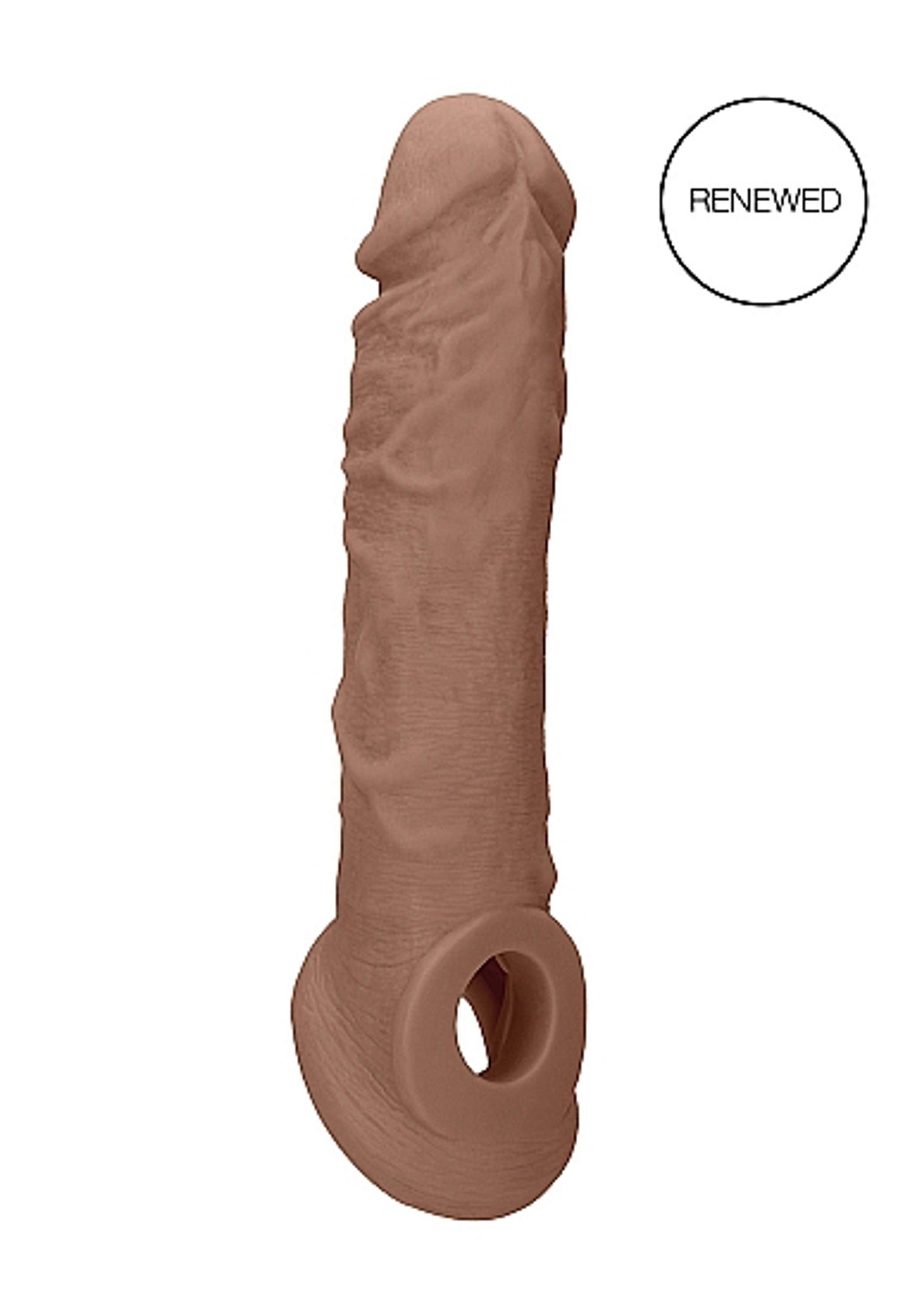 RealRock Penis Sleeve 8in Tan