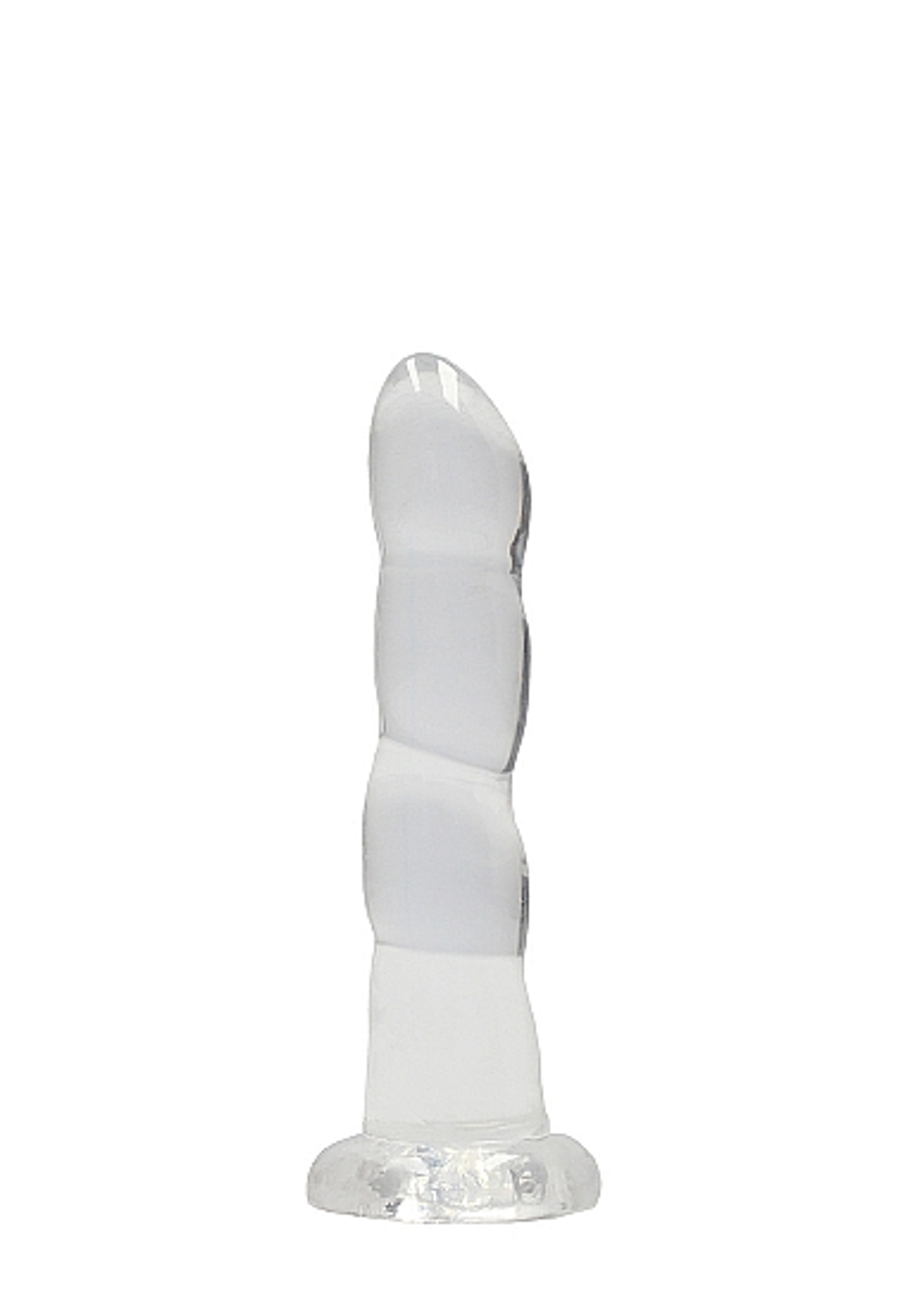 RealRock Suction Cup Dildo 7in Transparent – Hands-Free