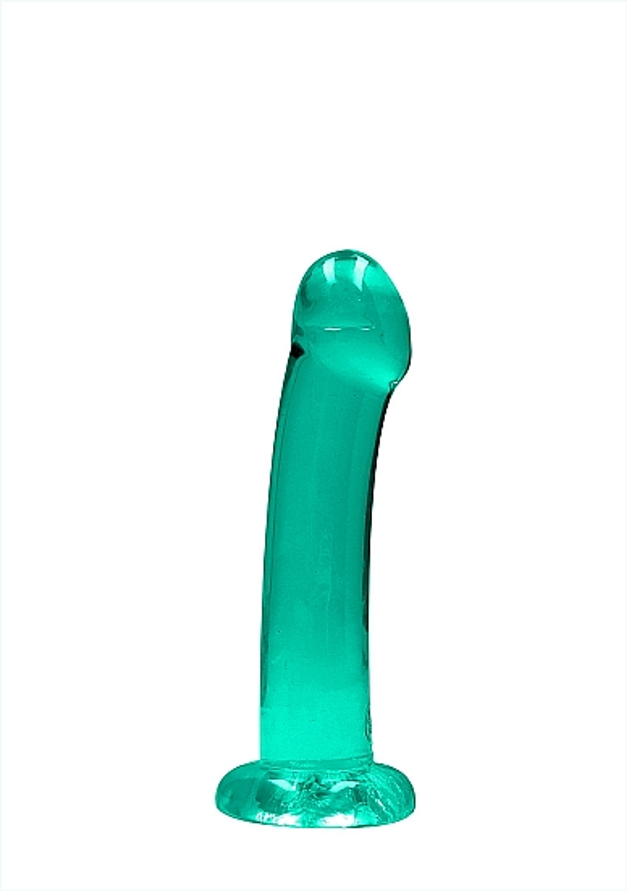 RealRock Suction Cup Dildo 6.7 in Turquoise by Shots America