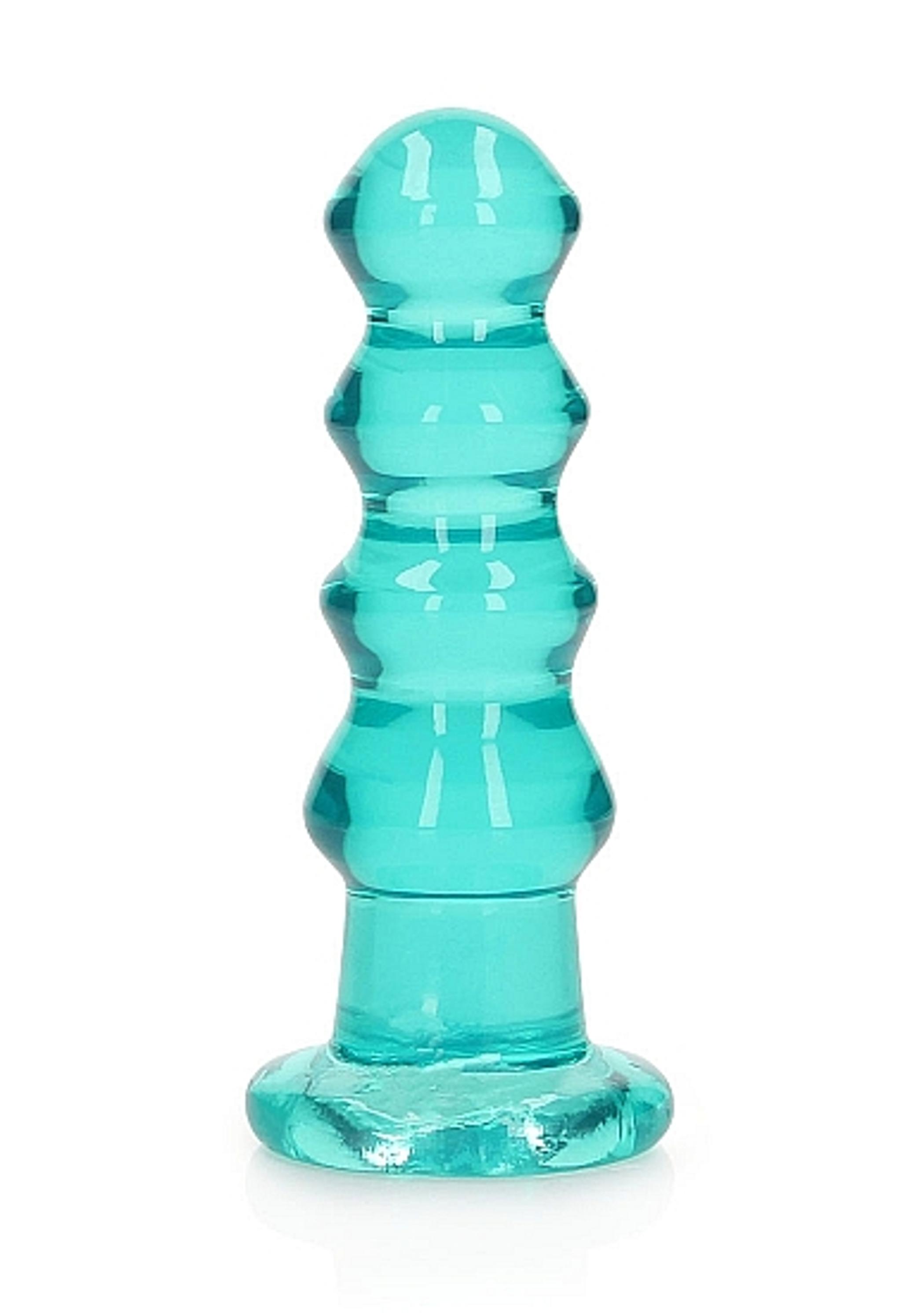 Realrock Curvy Dildo or Butt Plug Turquoise