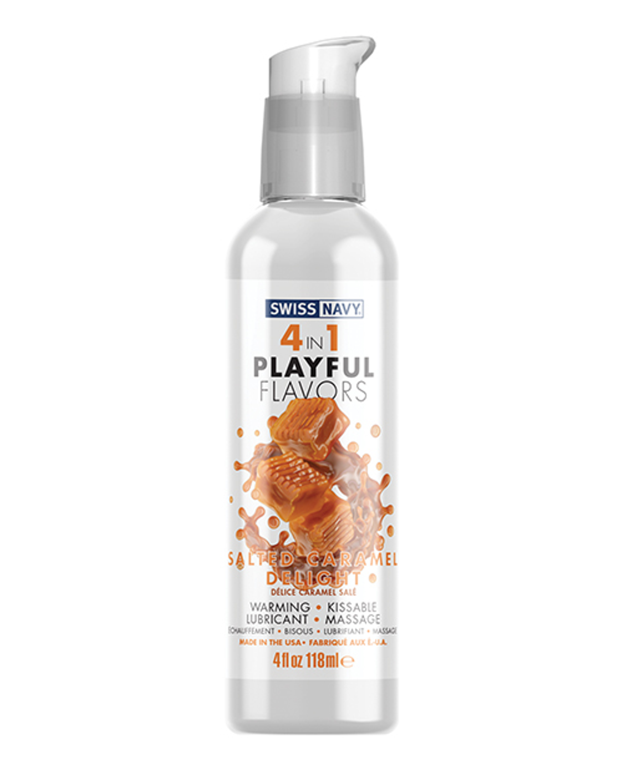Swiss Navy 4-in-1 Salted Caramel Lubricant 4 oz