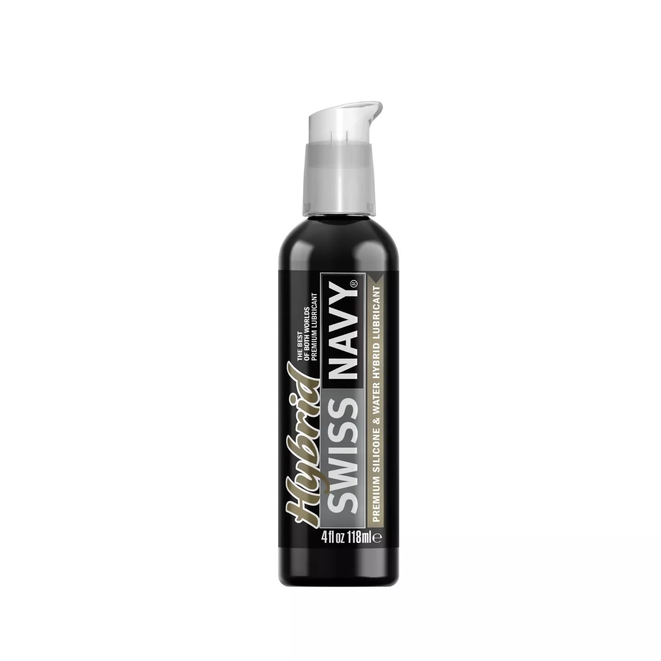 Swiss Navy Hybrid Lube 4oz – Silky Long-Lasting Glide