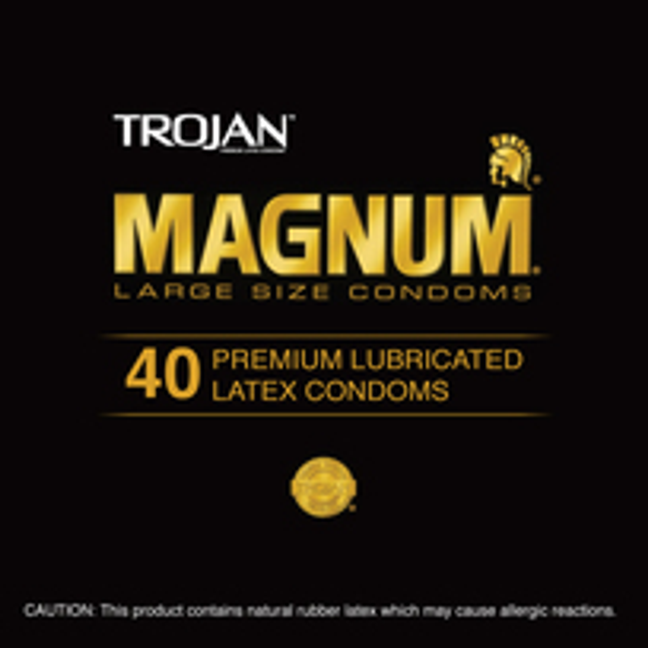 Trojan Magnum 40-Count Condoms Larger Fit