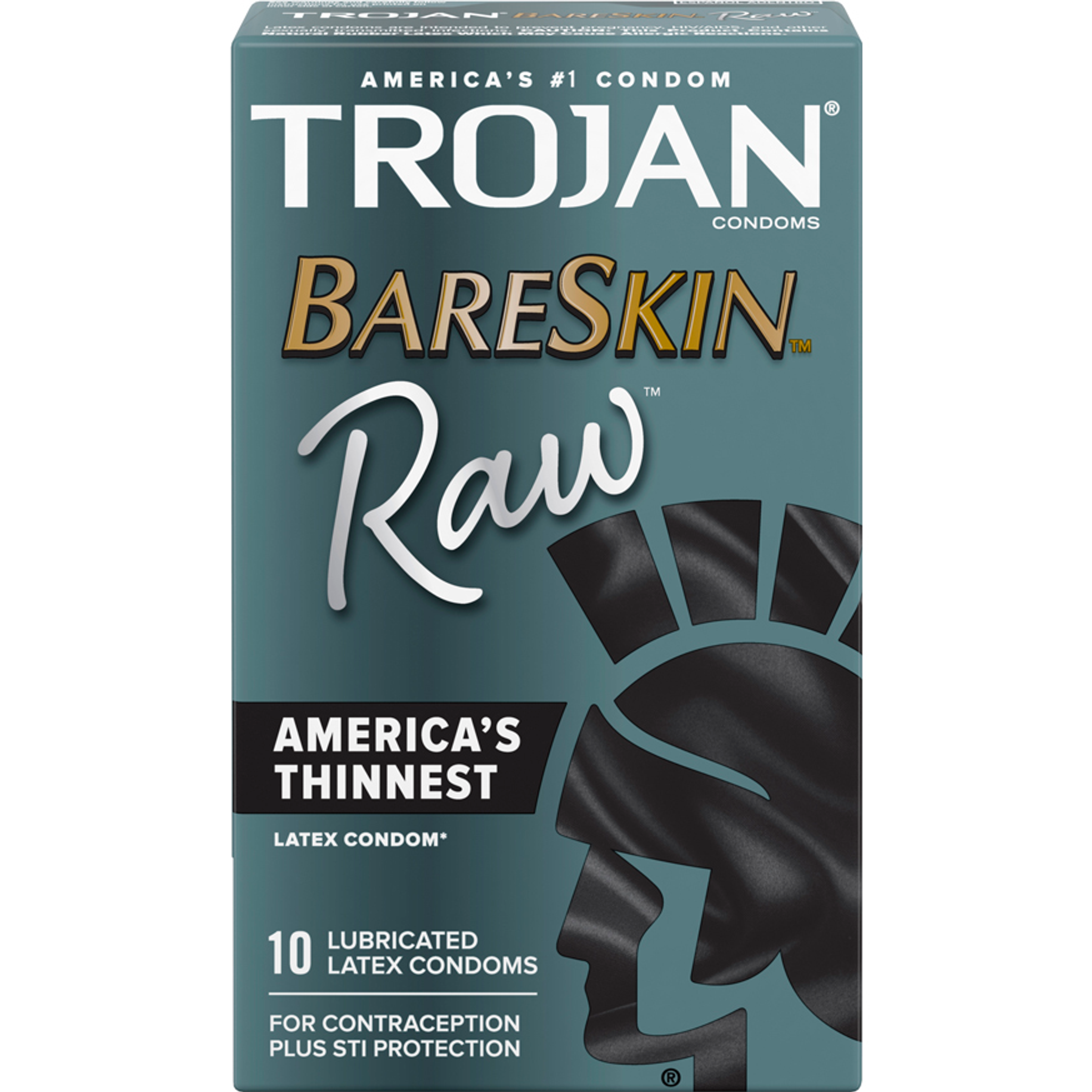 Trojan Bareskin Raw Condoms 10ct