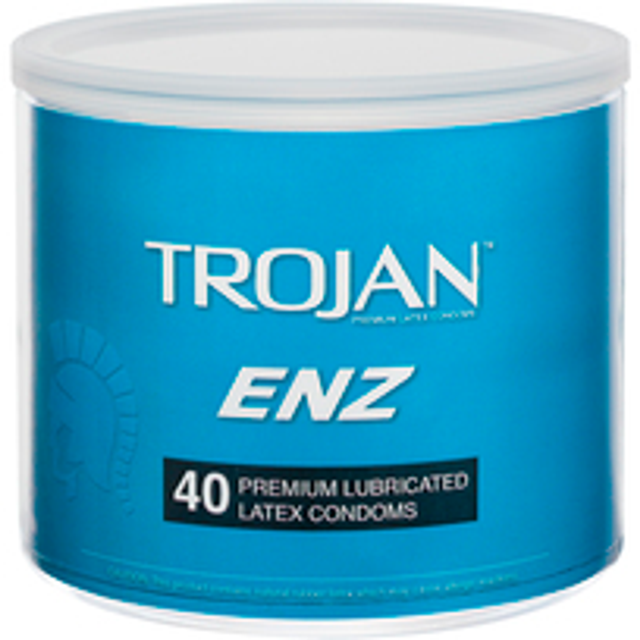 Trojan ENZ Lubricated Condoms — 40-Count Bowl