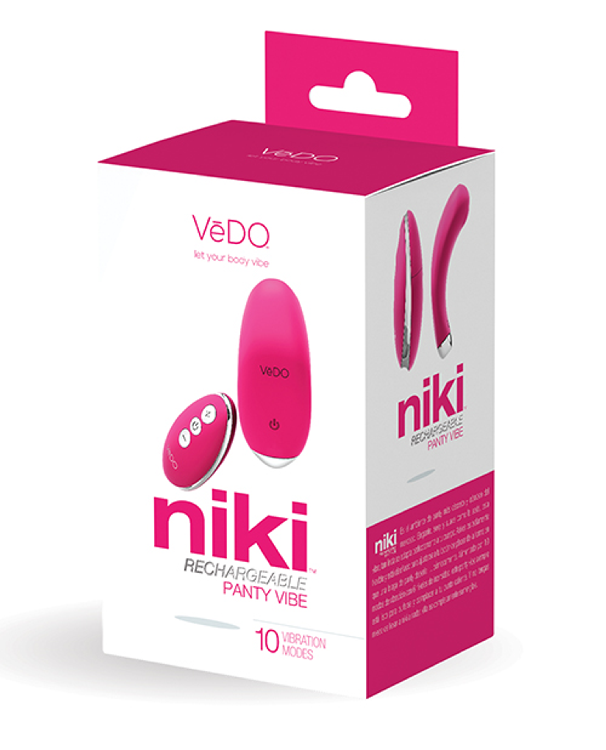Vedo Niki Panty Vibe Foxy Pink | Rechargeable Wearable Vibe