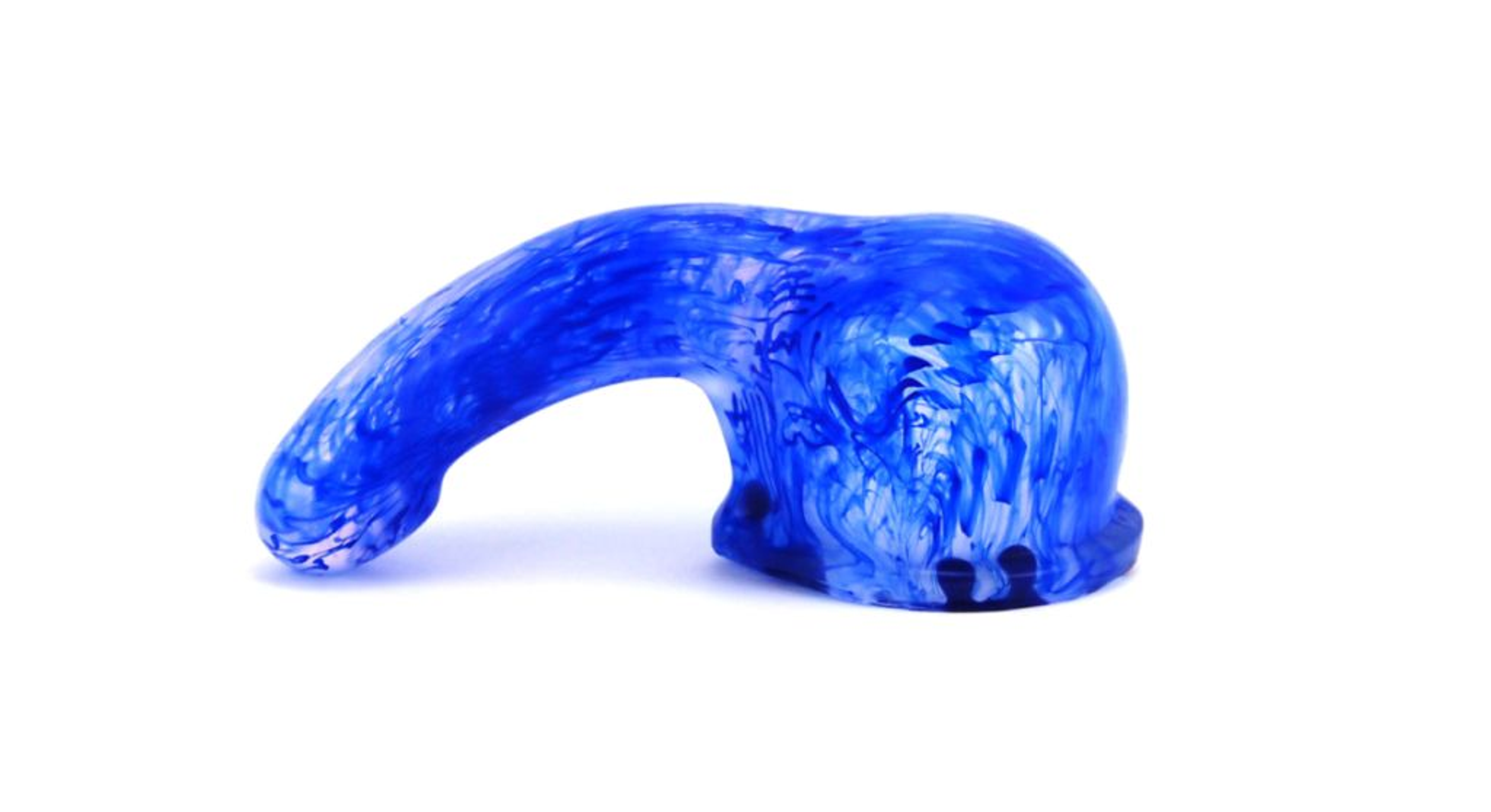 Gee Whiz Blue Marble Vibrator Sleeve