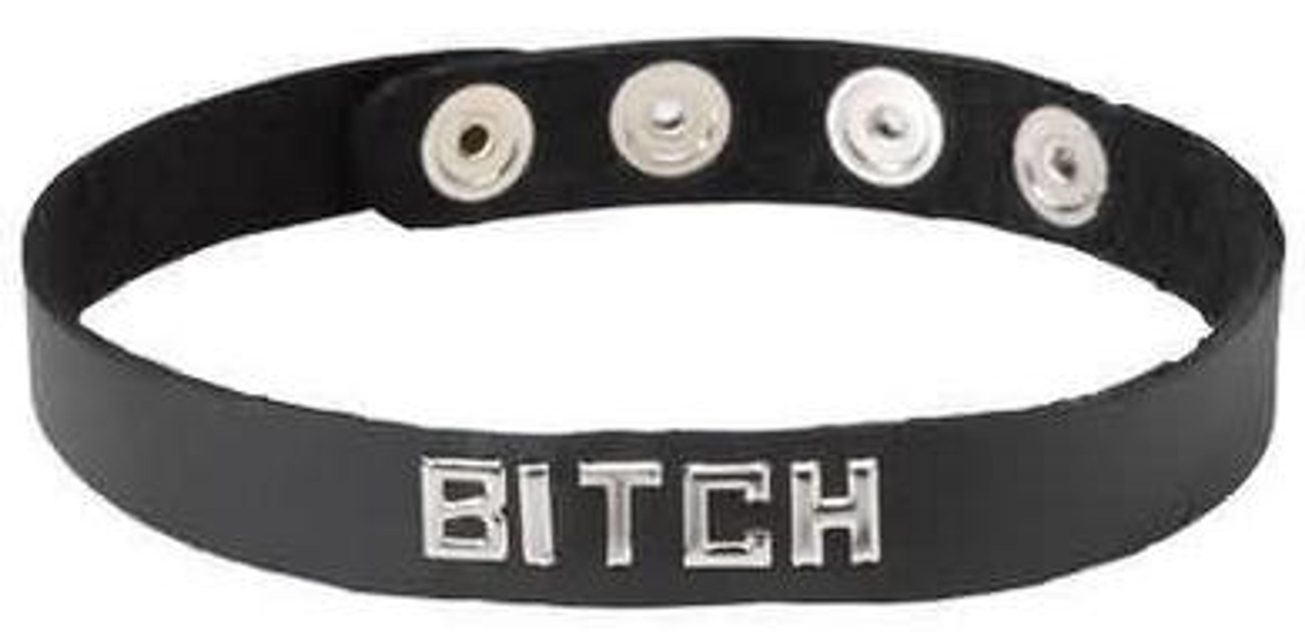 SM Collar Bitch – Statement Bondage Collar by Spartacus