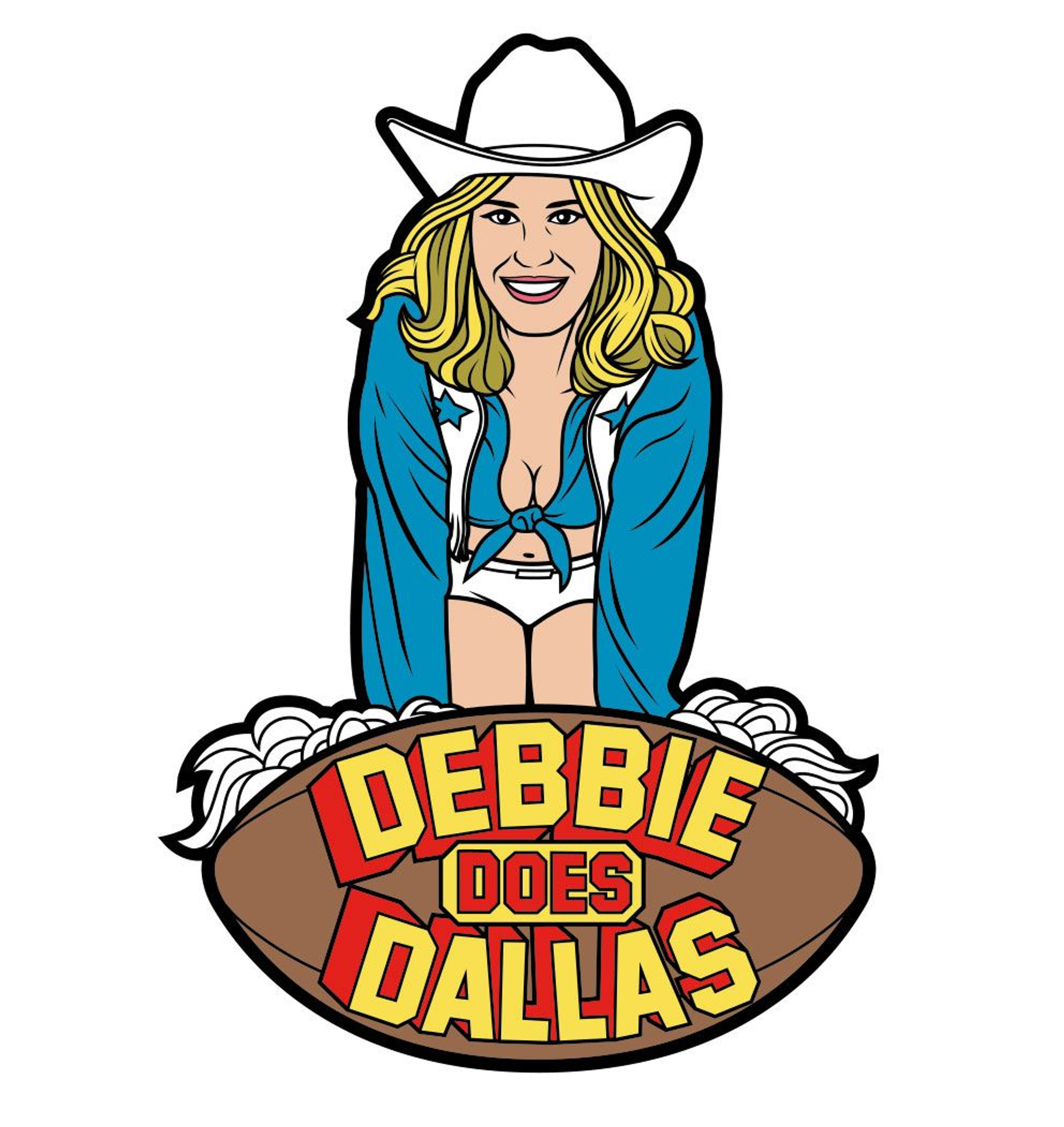 Debbie Does Dallas Novelty Pin