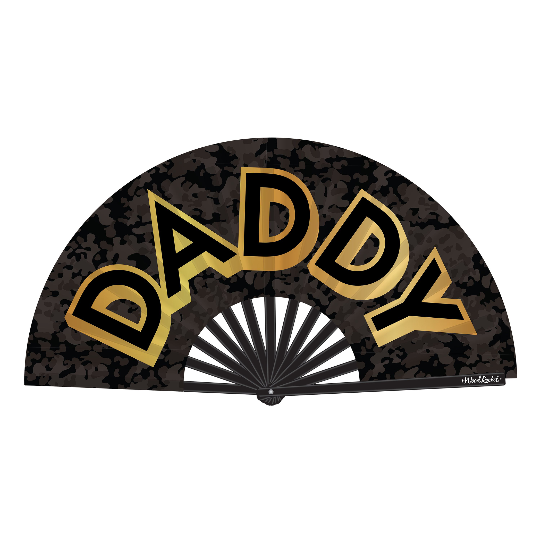 Wood Rocket Daddy Paddle Hand Fan – Cheeky Novelty Accessory