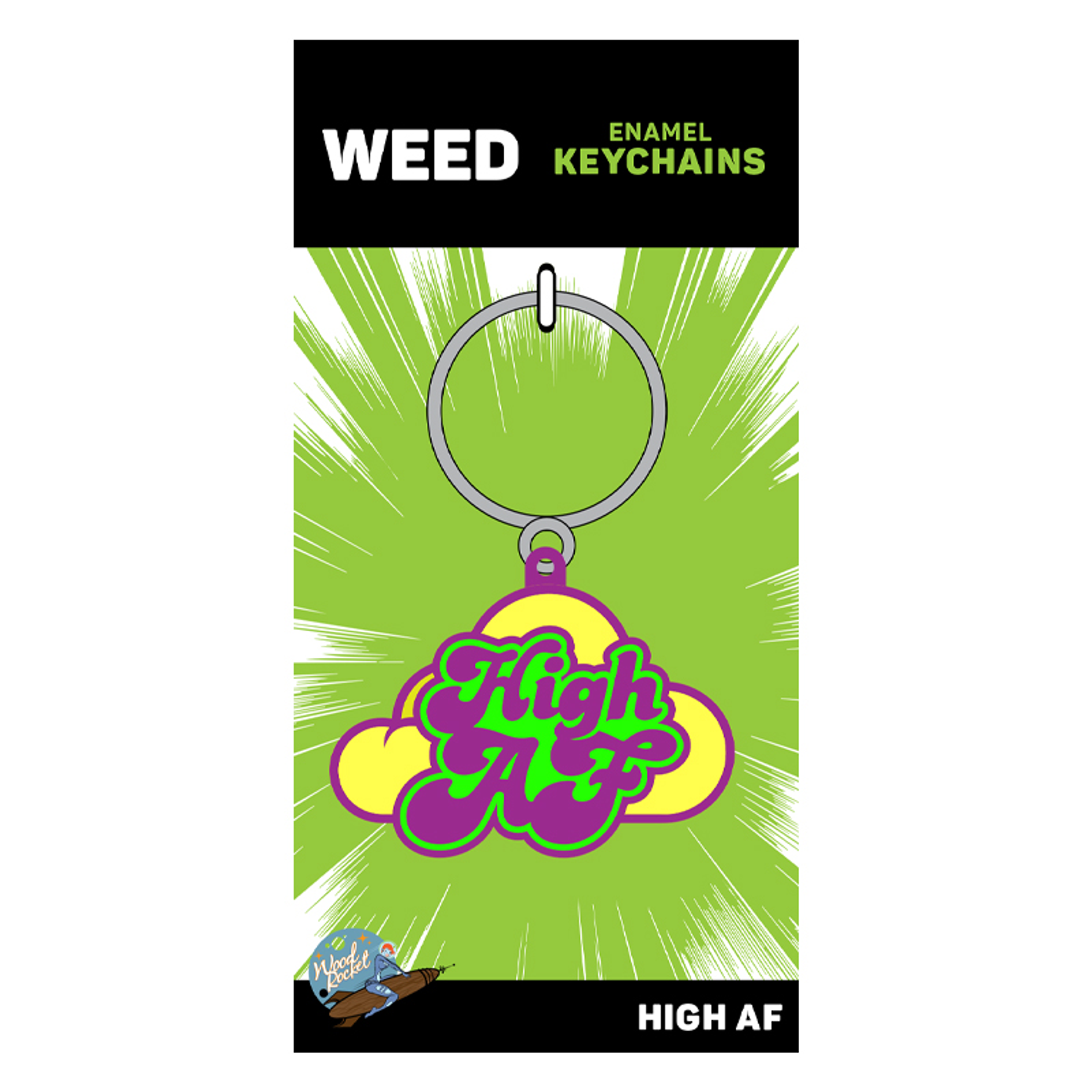 High AF Keychain – Cheeky Everyday Carry