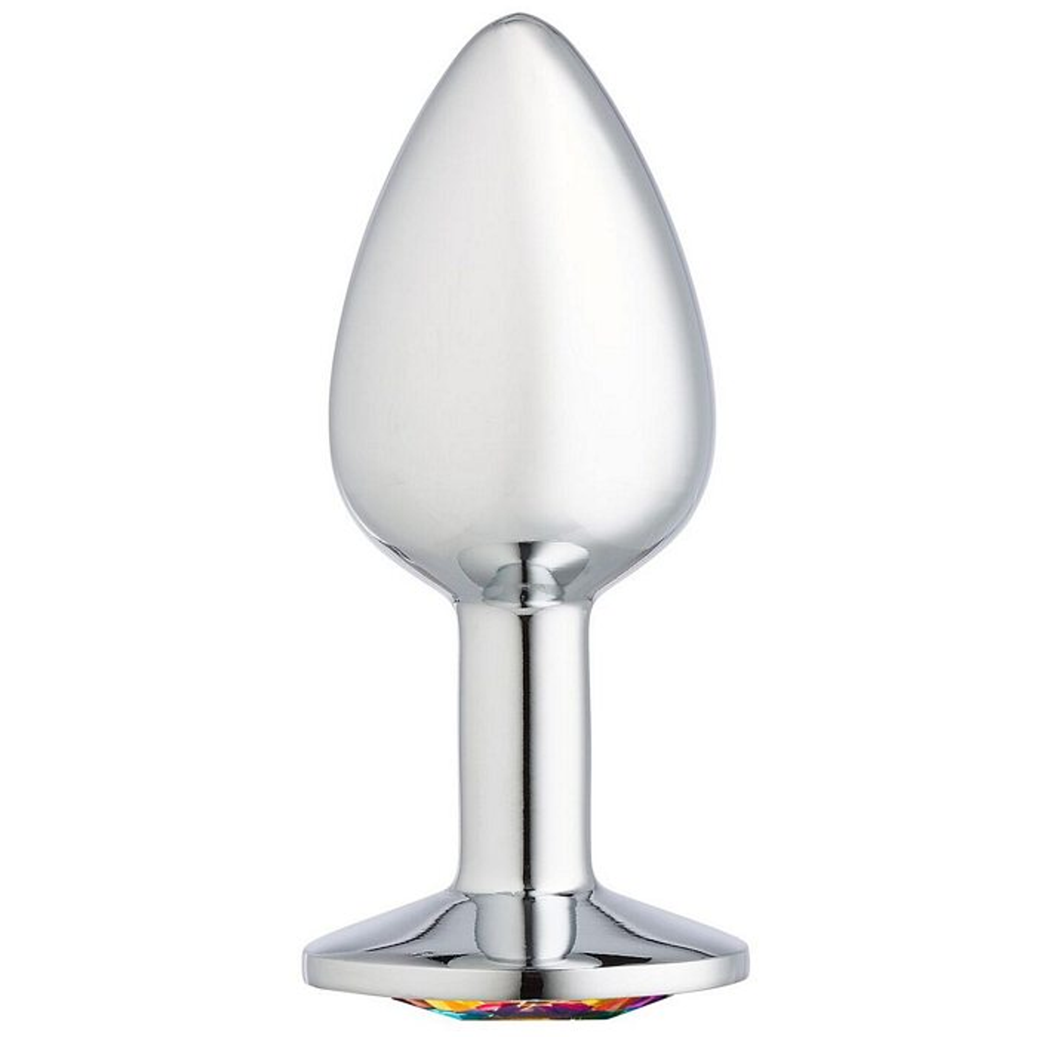 Cloud 9 Gems Silver Chromed Small Anal Plug