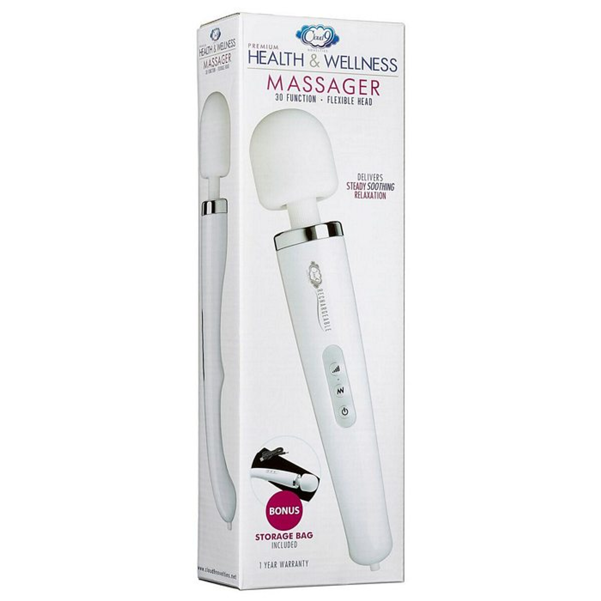 Premium Health & Wellness Massager 30-Function – Body Wand Massager