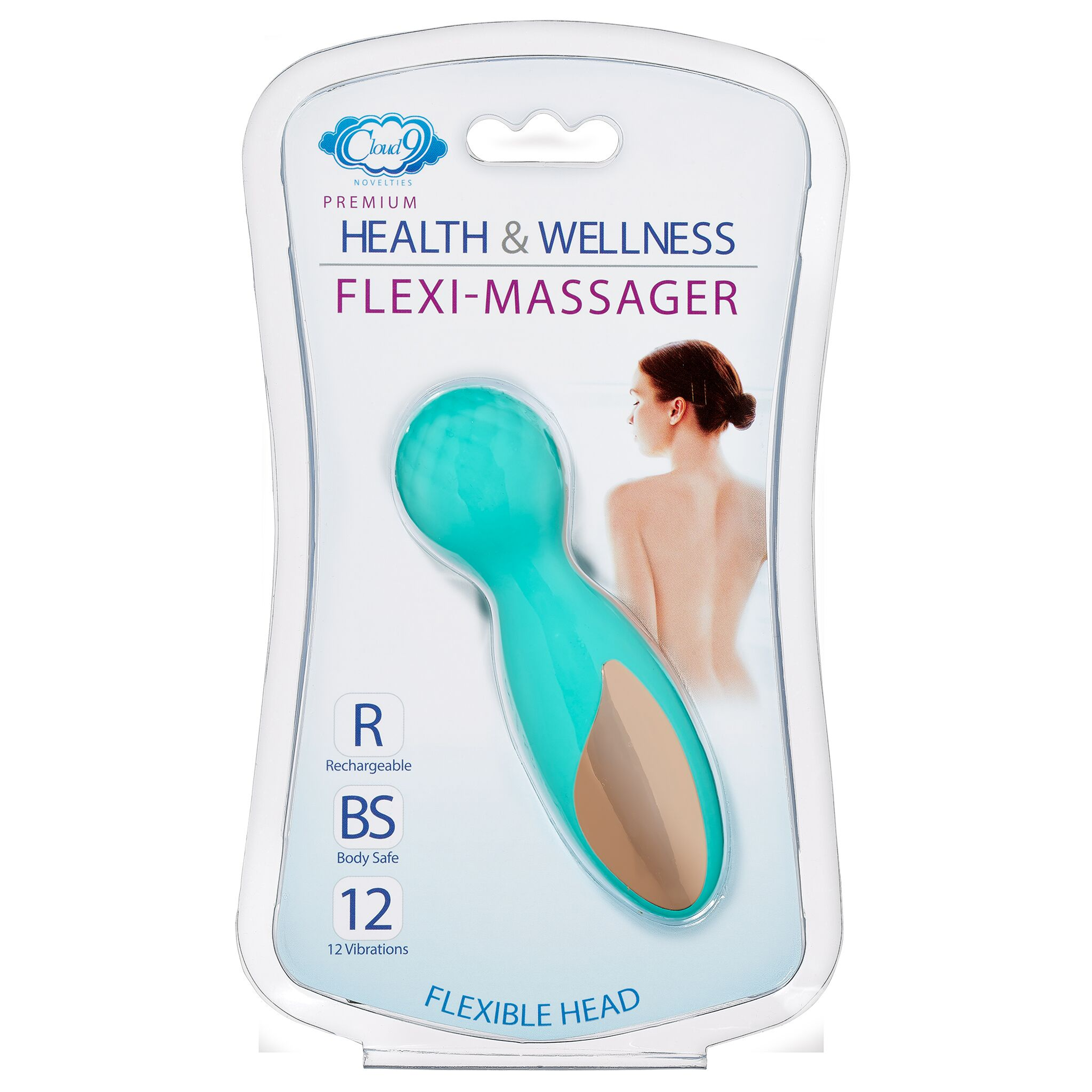 Flexi-Massager Rechargeable Wand in Teal