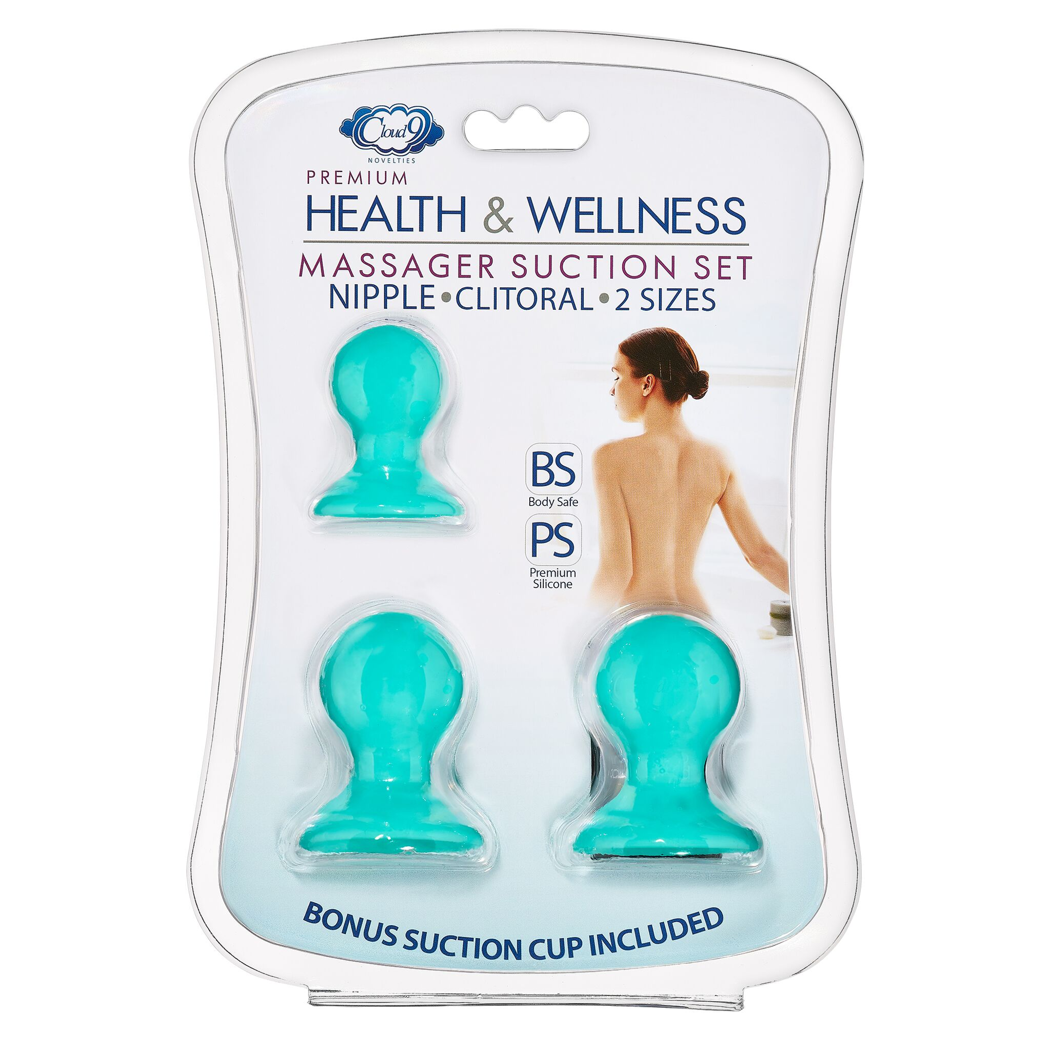 Nipple & Clitoral Suction Massager Set - Teal