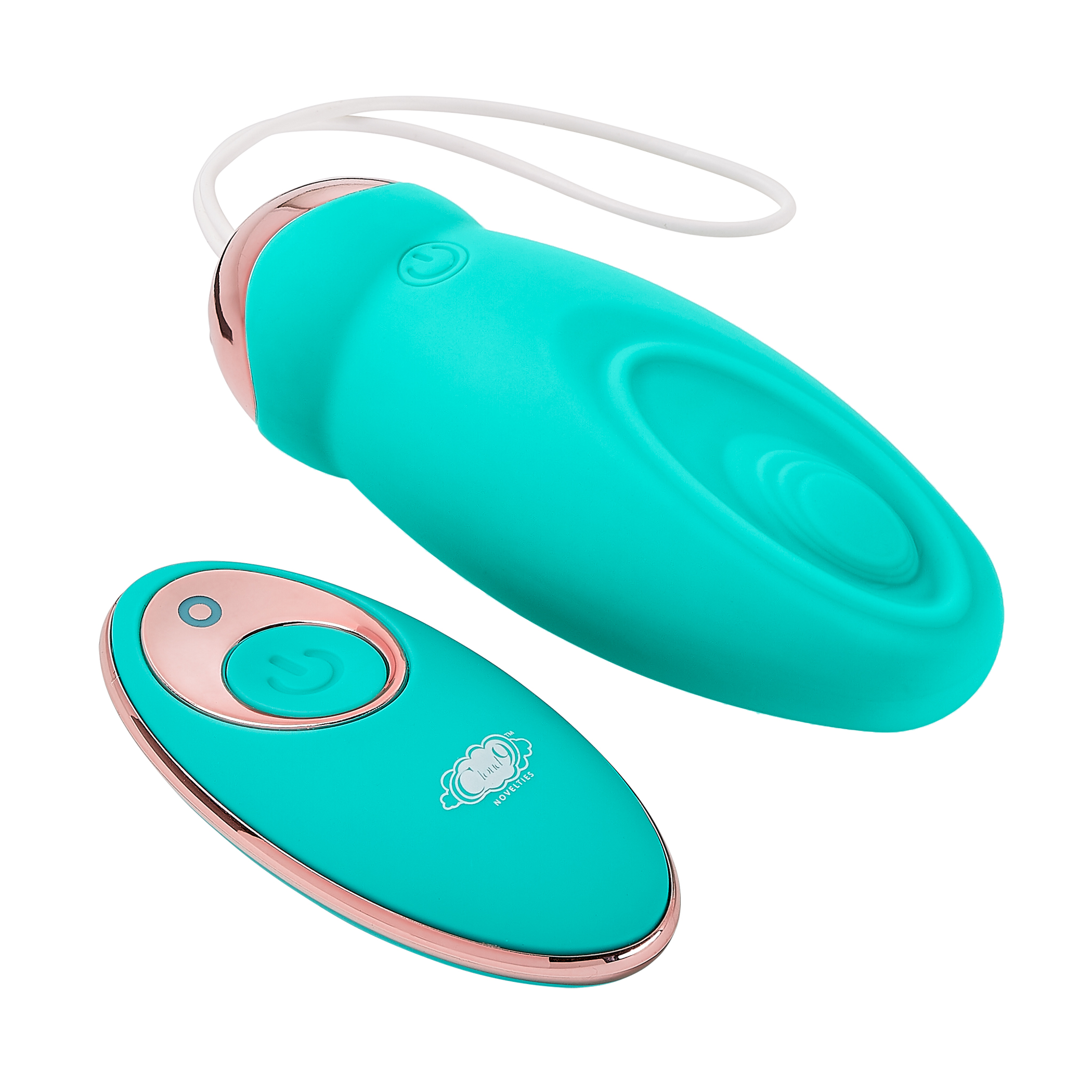 Wireless Remote Control Egg with Pulsating Motion - Teal