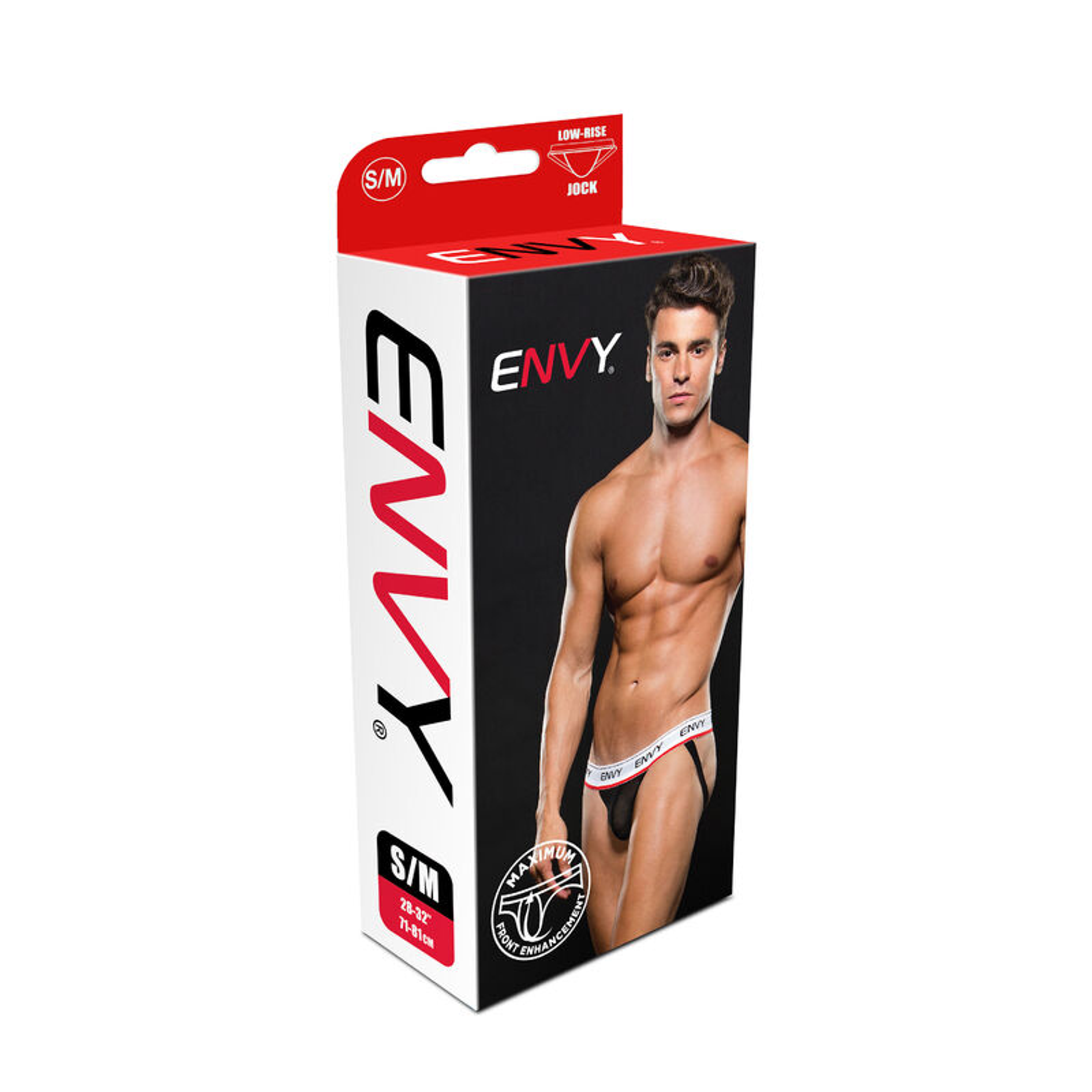 Envy Low-Rise Jock | Black Men's Role-Play Underwear