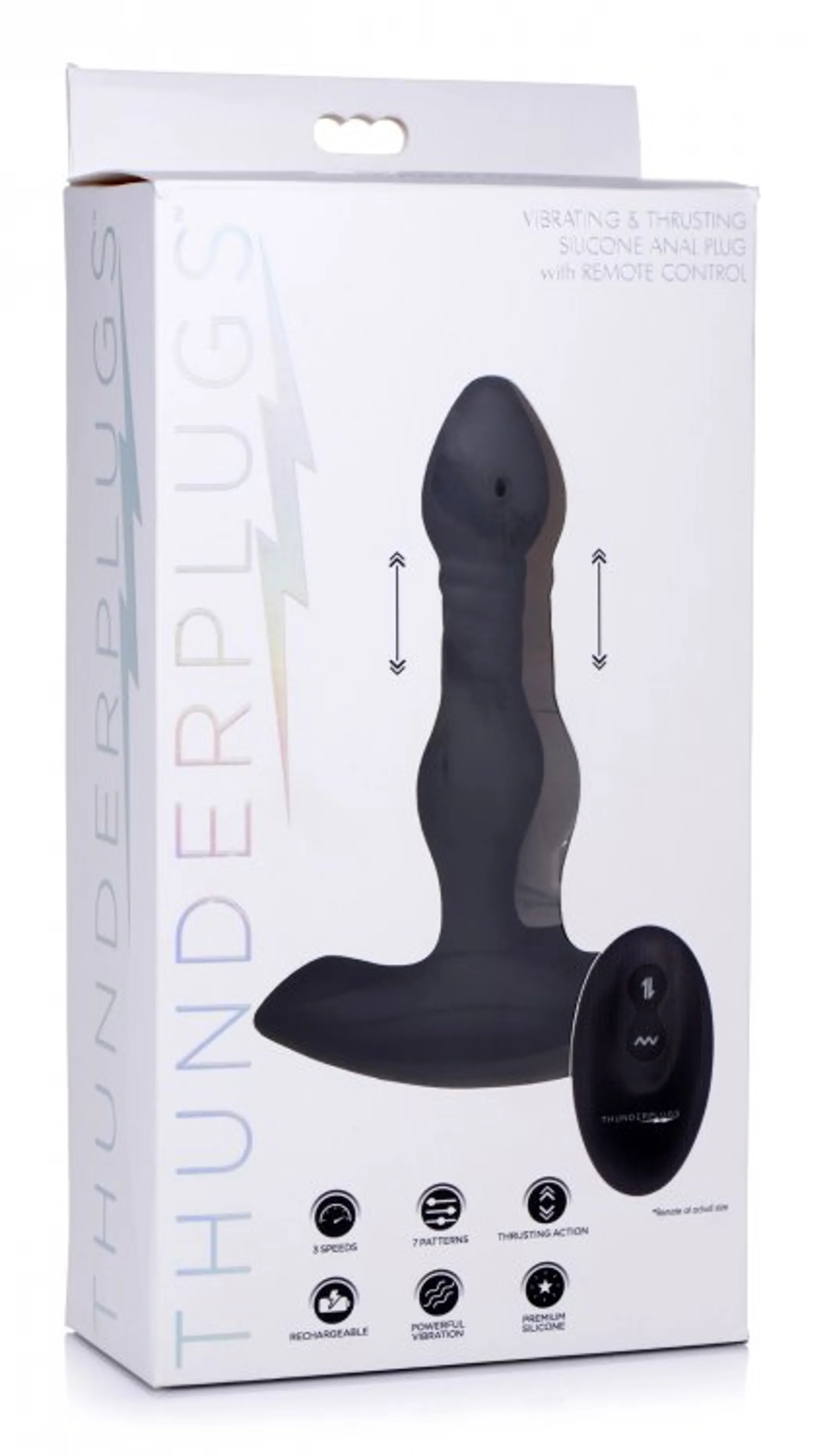 Thunderplugs Vibrating and Thrusting Anal Plug