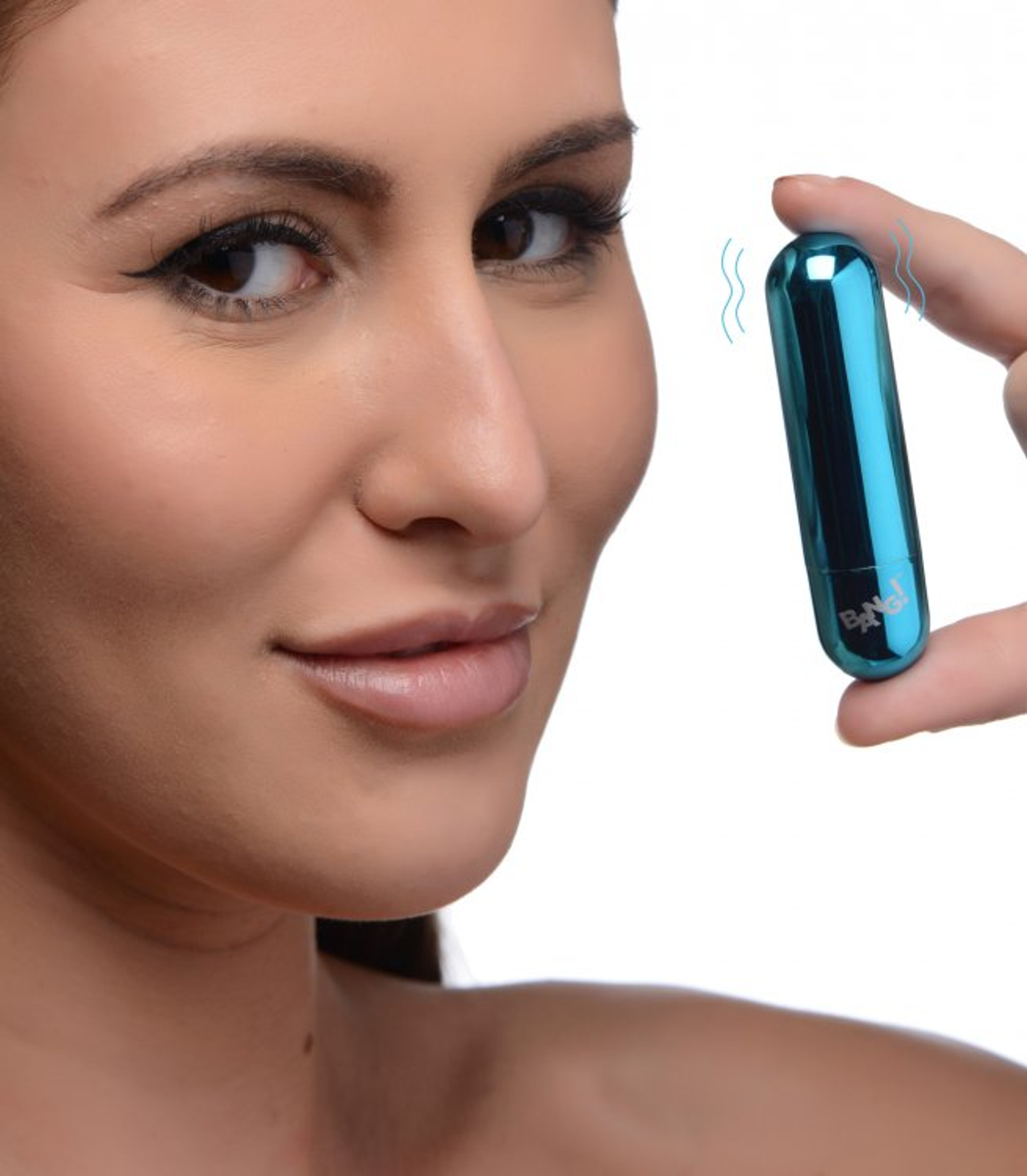 Bang! 10X Metallic Vibrating Bullet | Blue