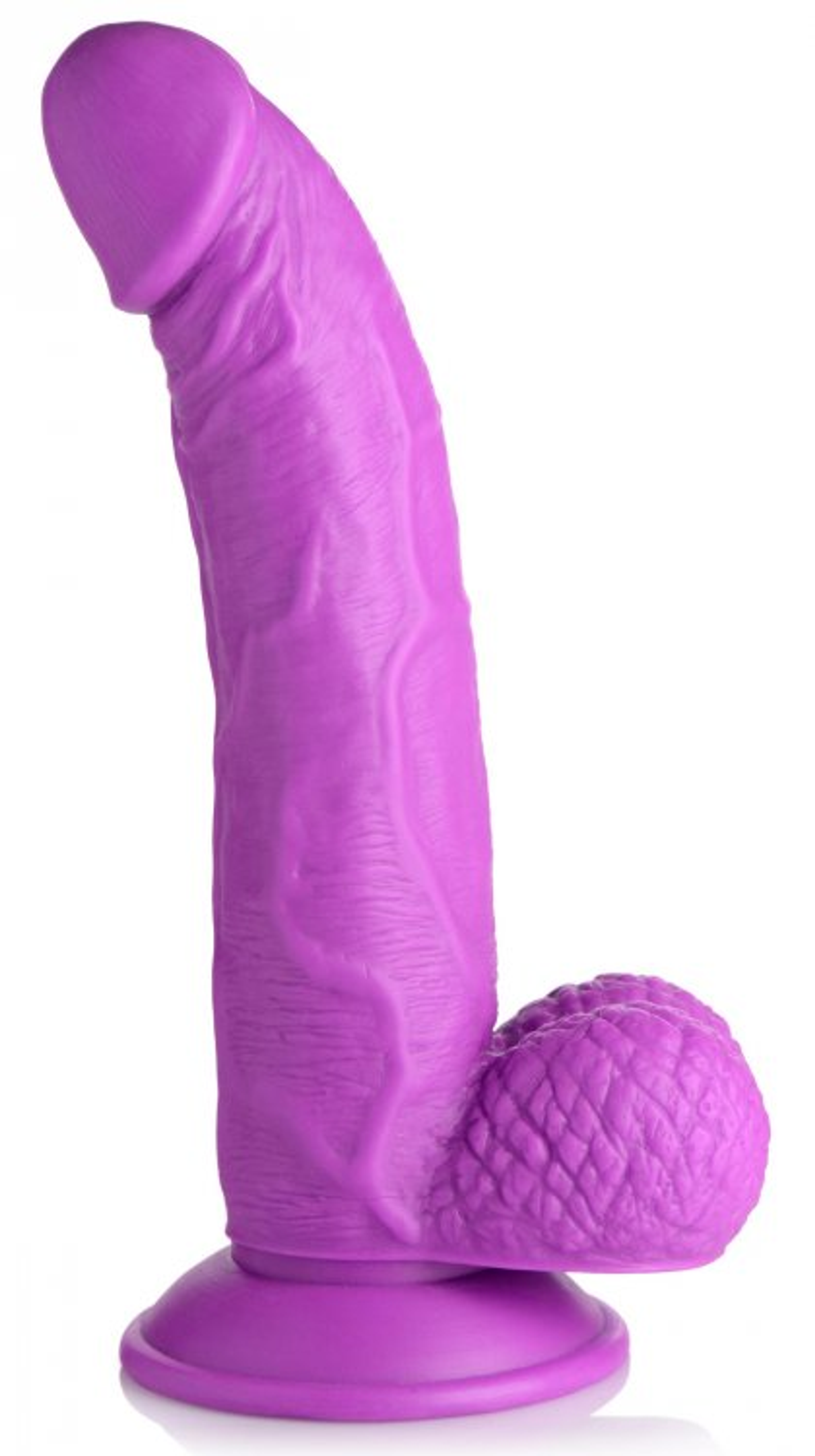 Pop 7.5-Inch Dildo with Balls in Purple