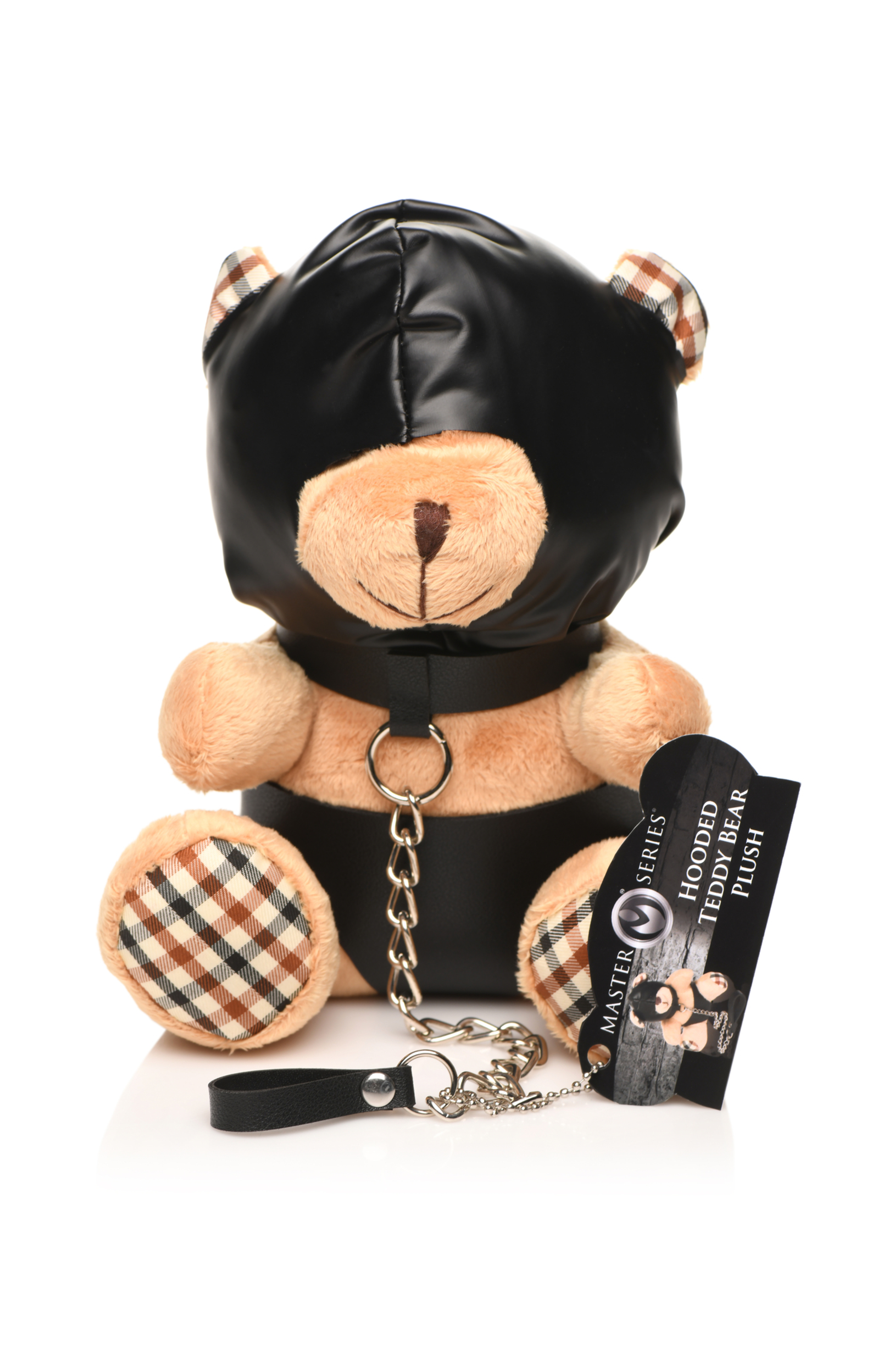 Master Series Hooded Bondage Bear – Playful Plush Novelty