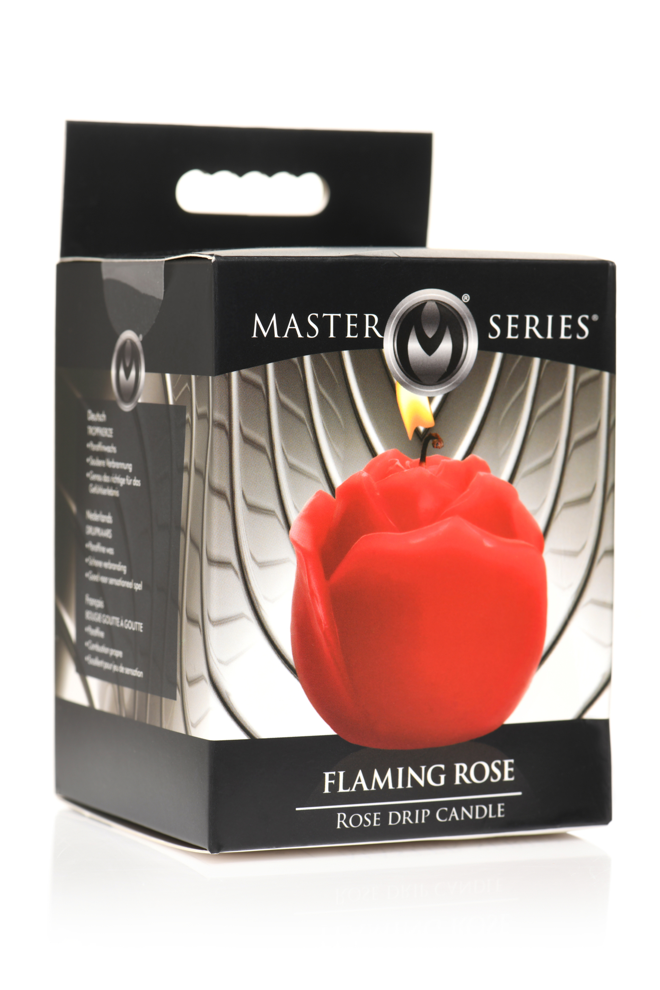 Flaming Rose Drip Candle